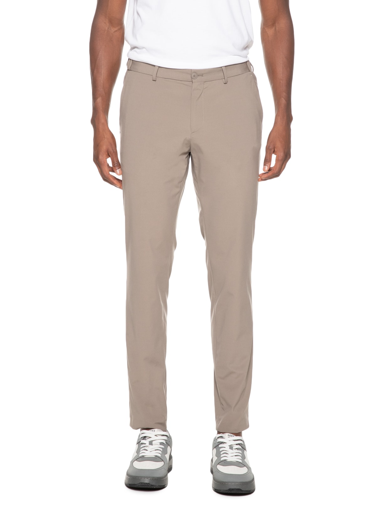 Calça Masculina Alfaiataria P Genius Bege Boss