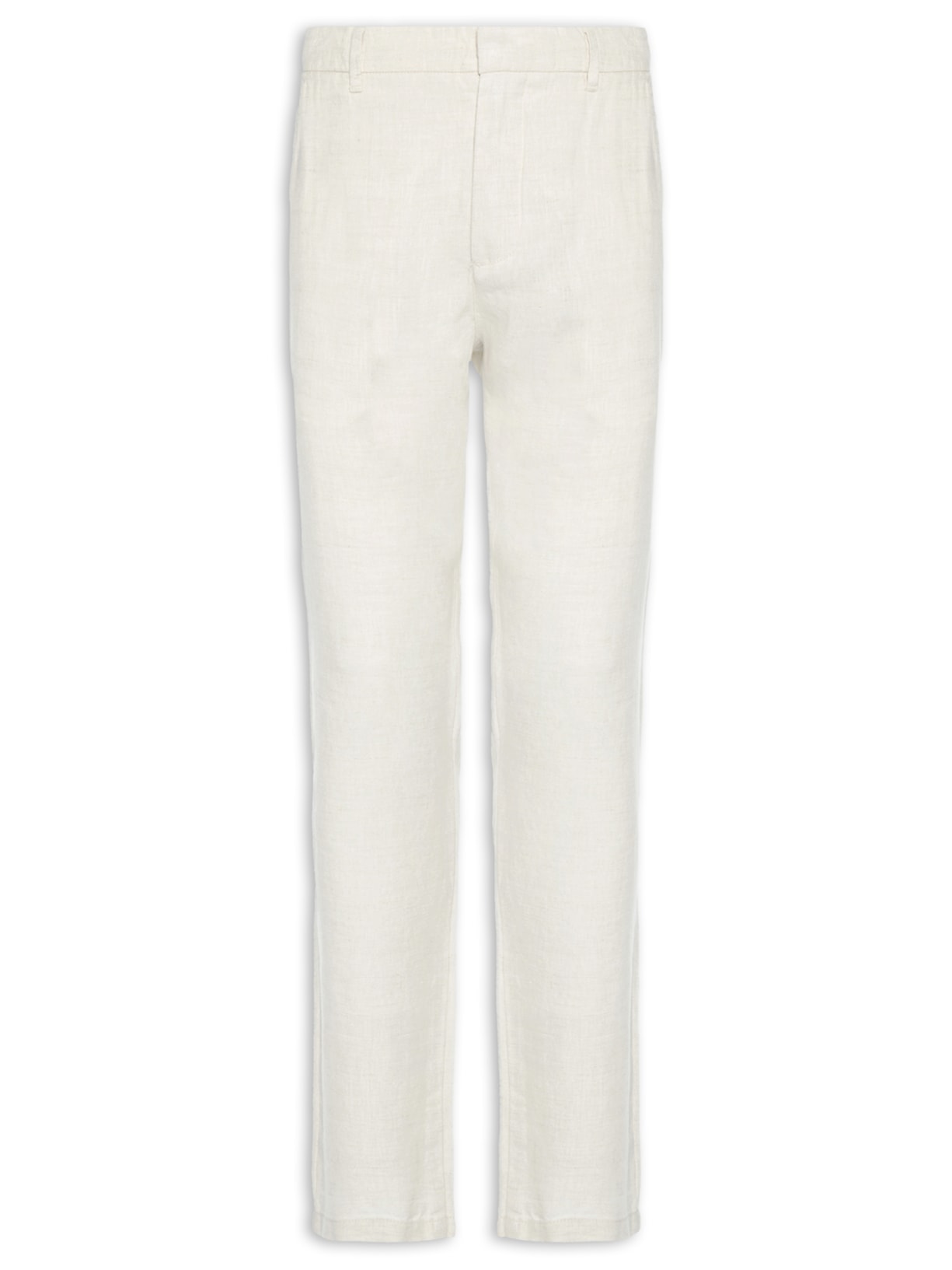 Calça Masculina Alfaiataria Puro Linho Off White Pineapple