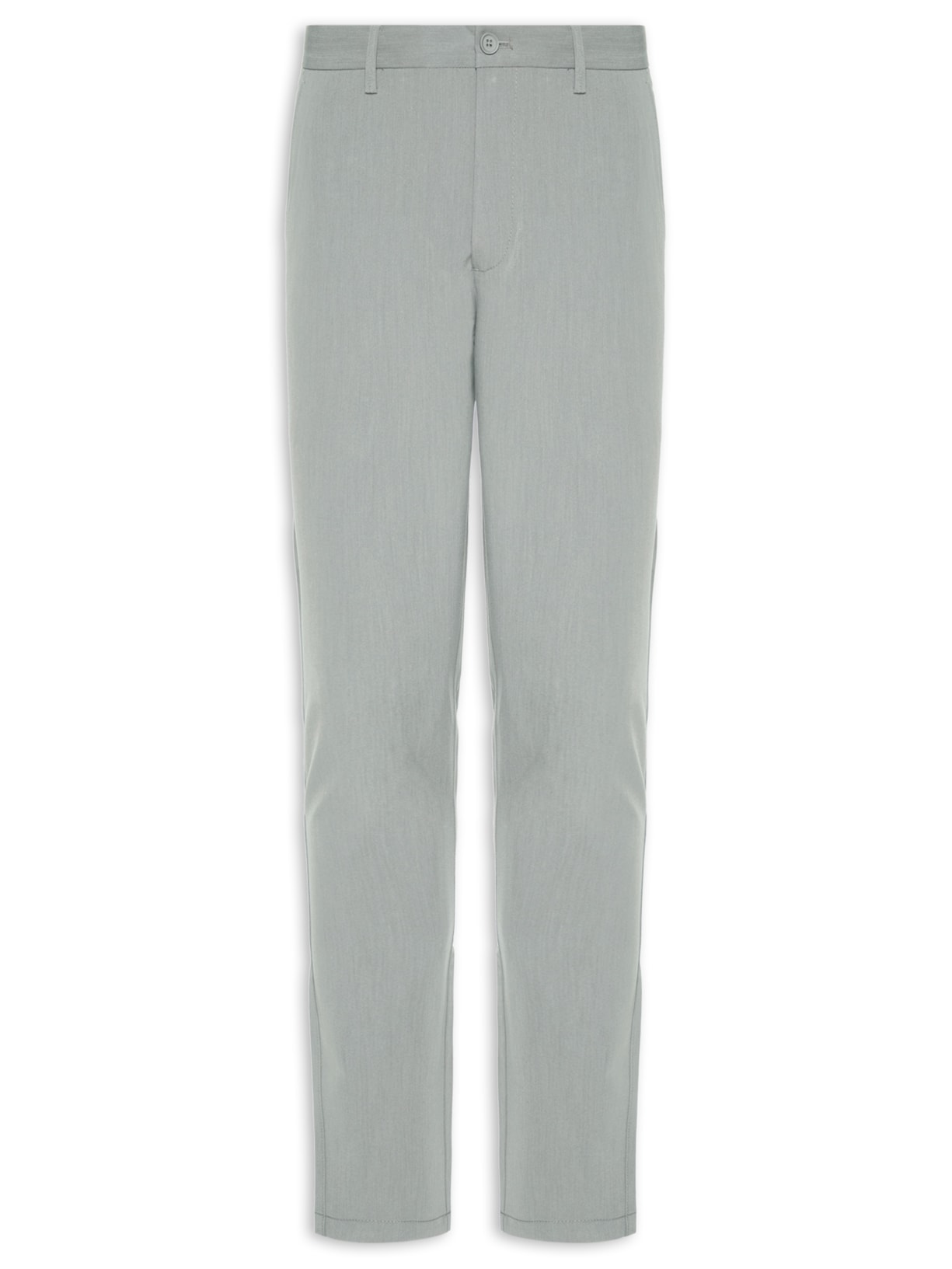 Calça Masculina Alfaiataria Reta Cinza '2 Essential