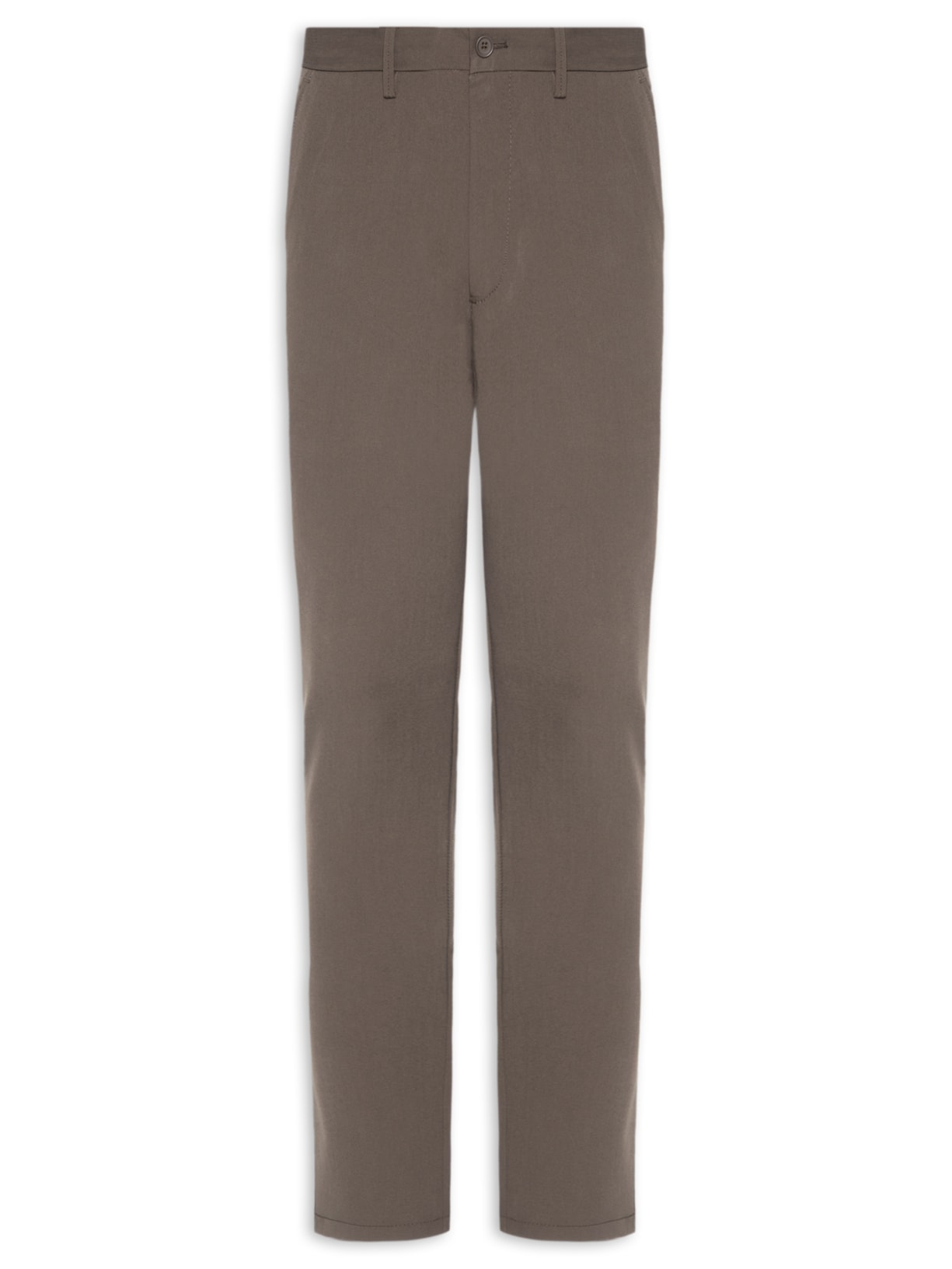 Calça Masculina Alfaiataria Reta Cinza '2Essential '2 Essential