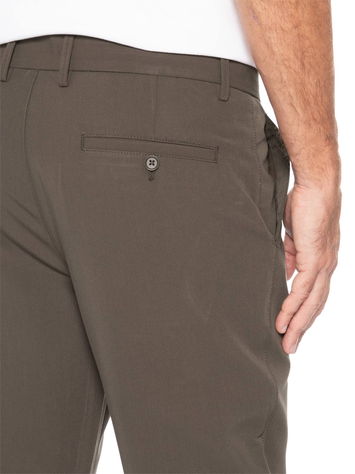 Calça Masculina Alfaiataria Reta Cinza '2Essential '2 Essential