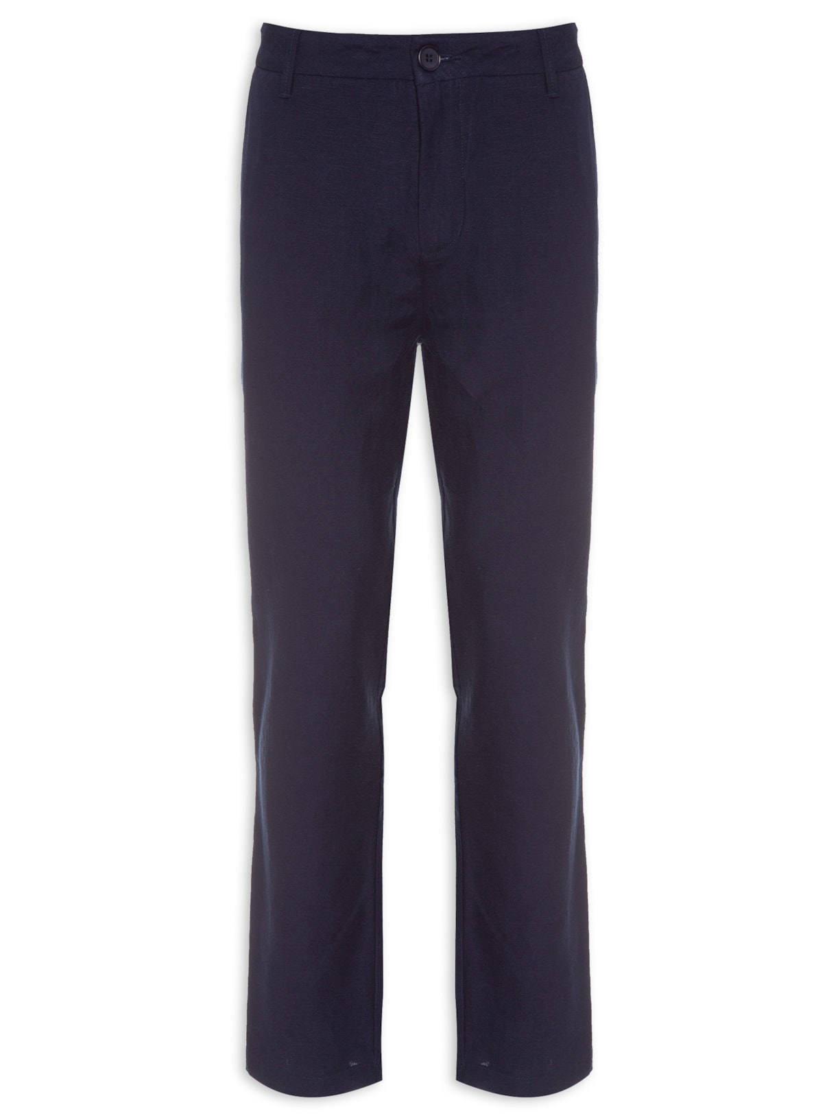 Calça Masculina Alfaiataria Reta Fluid Linen Azul Osklen
