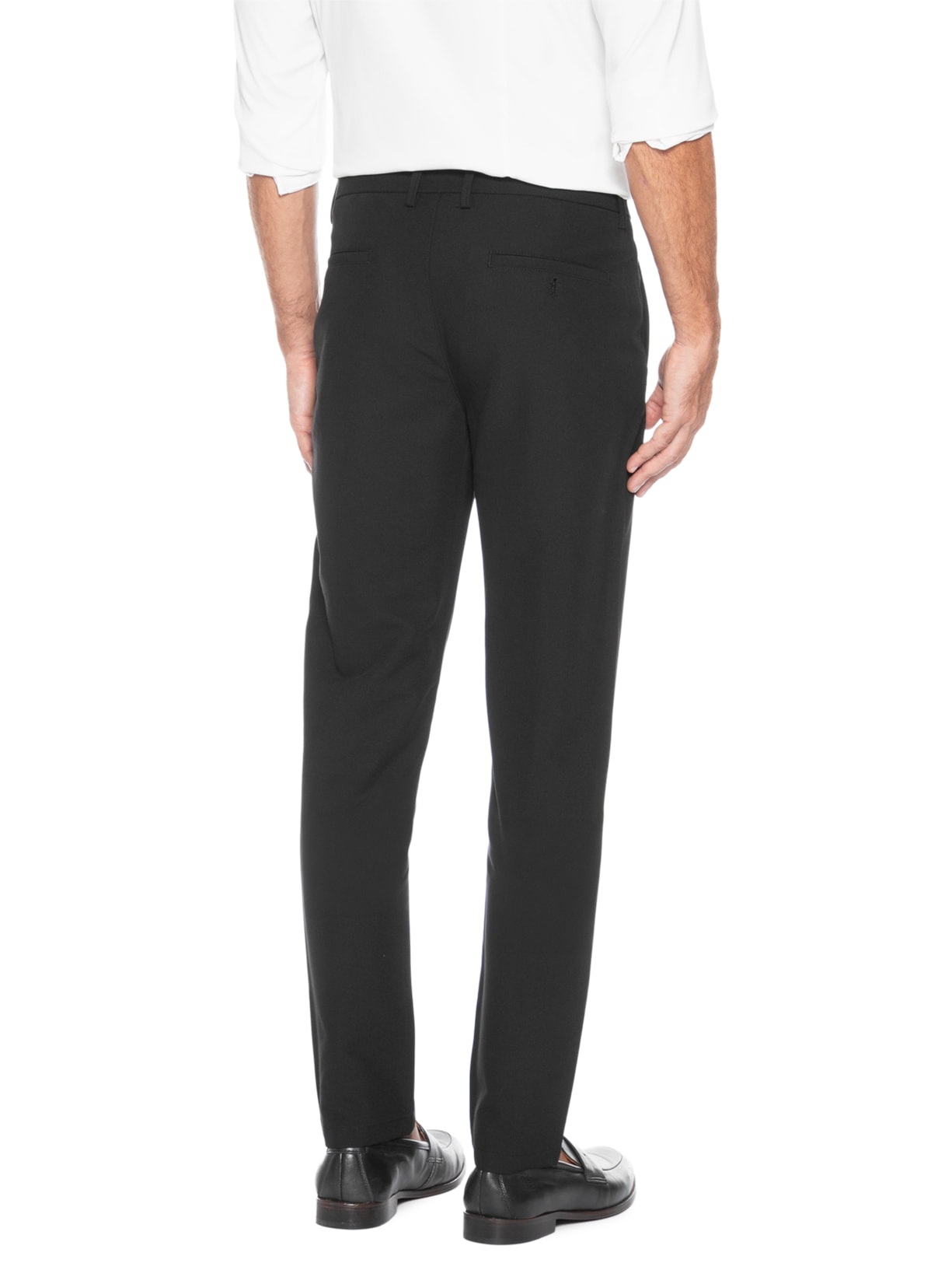 Calça Masculina Alfaiataria Reta Preto '2 Essential