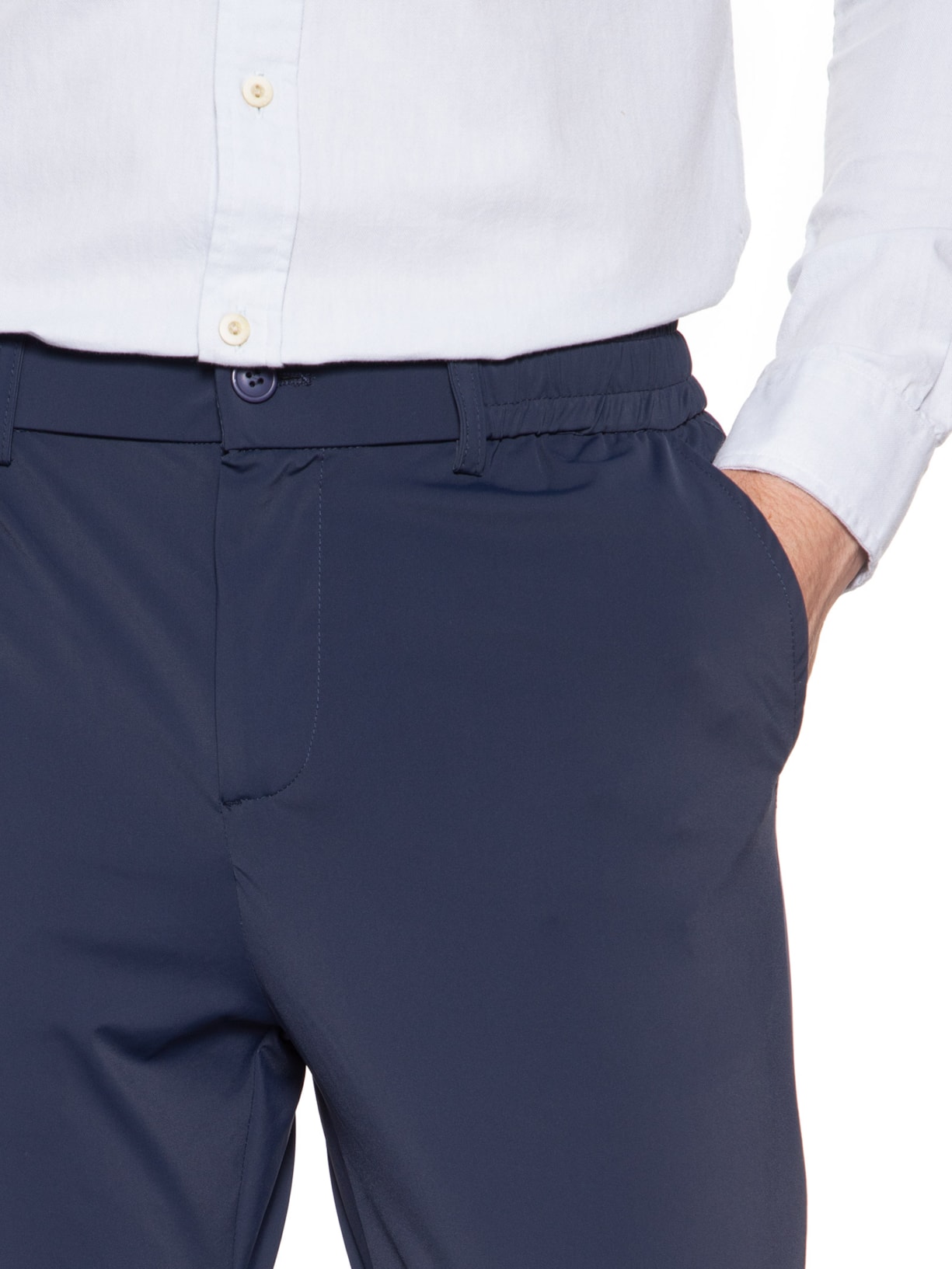 Calça Masculina Alfaiataria Tech Azul '2 Essential
