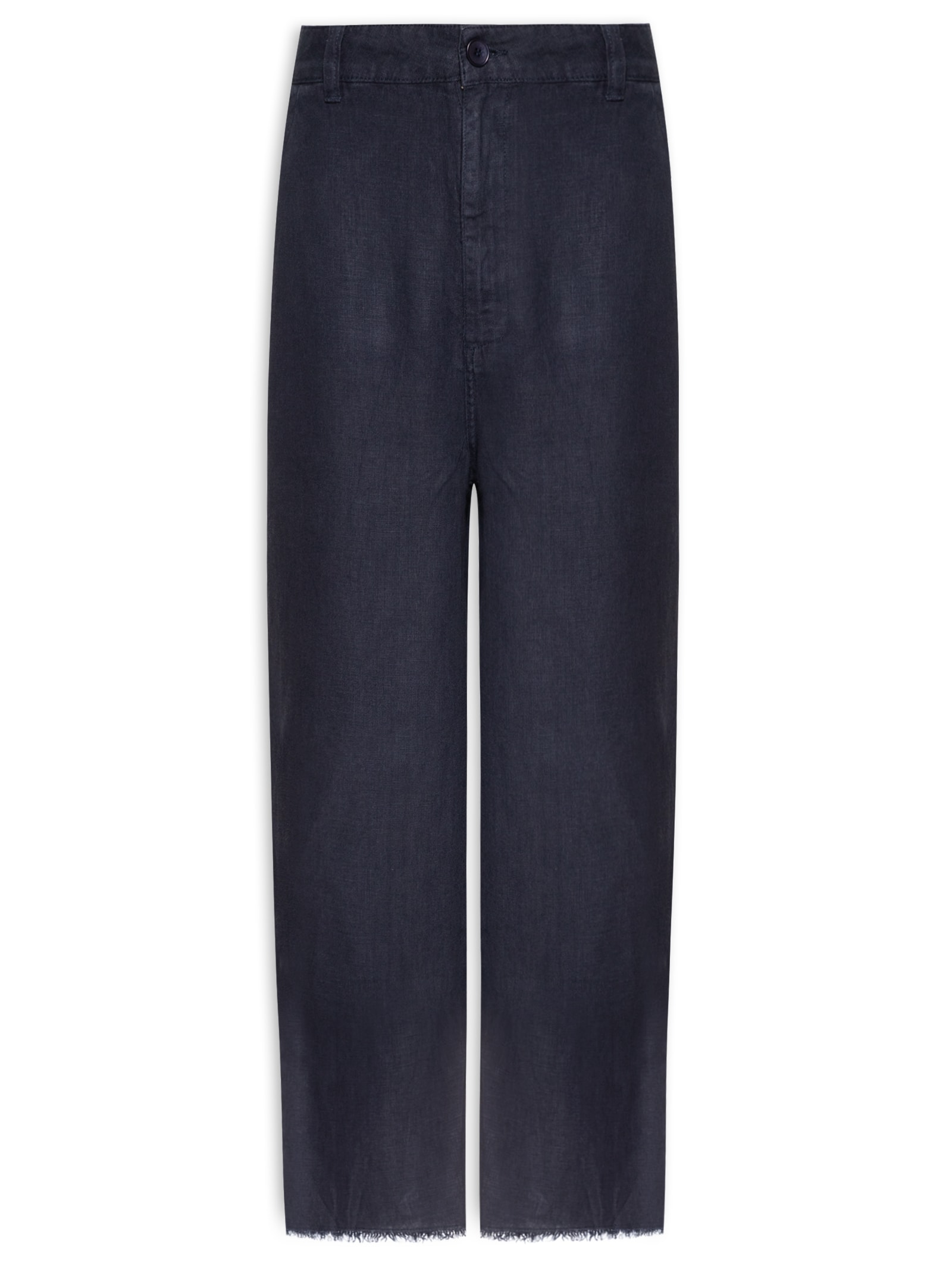 Osklen - Calça Masculina Alfaiataria Tokyo Linen - Azul Marinho