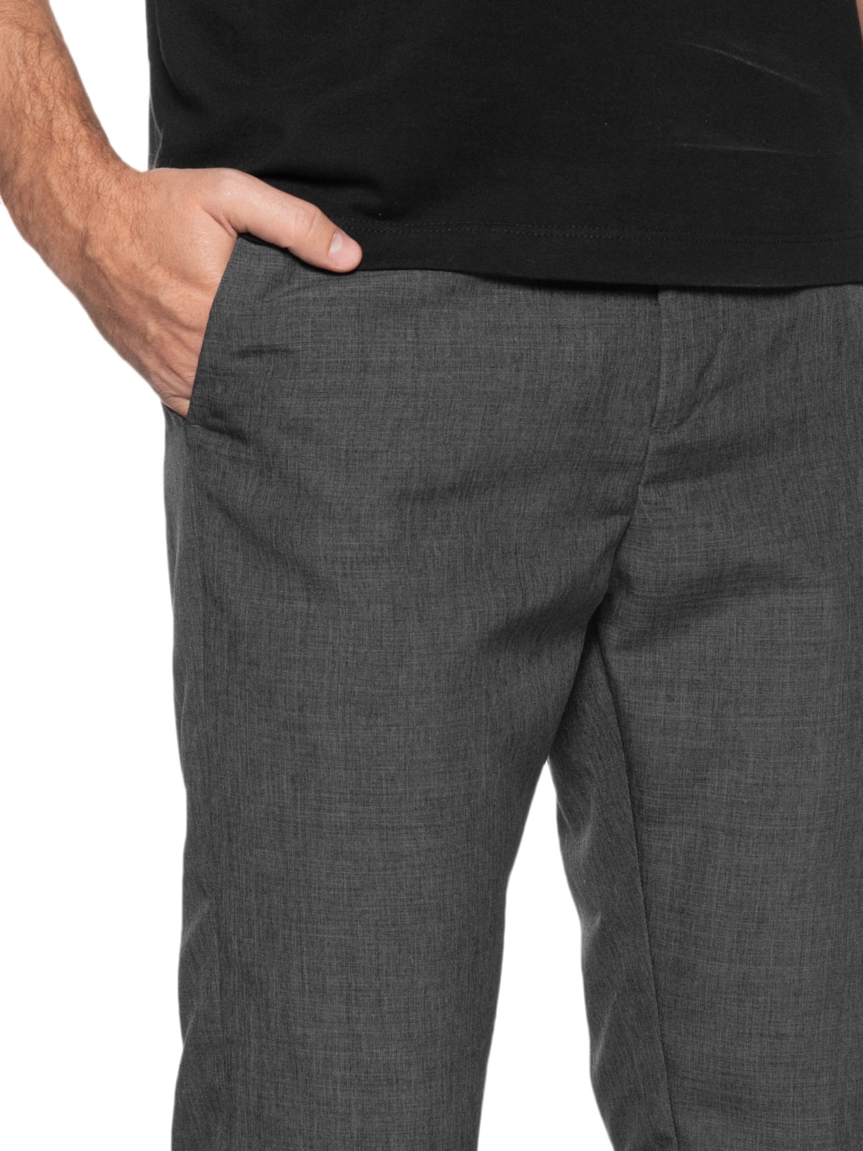 Calça Masculina Alfaiataria Urban Reta - '2 Essential - Preto