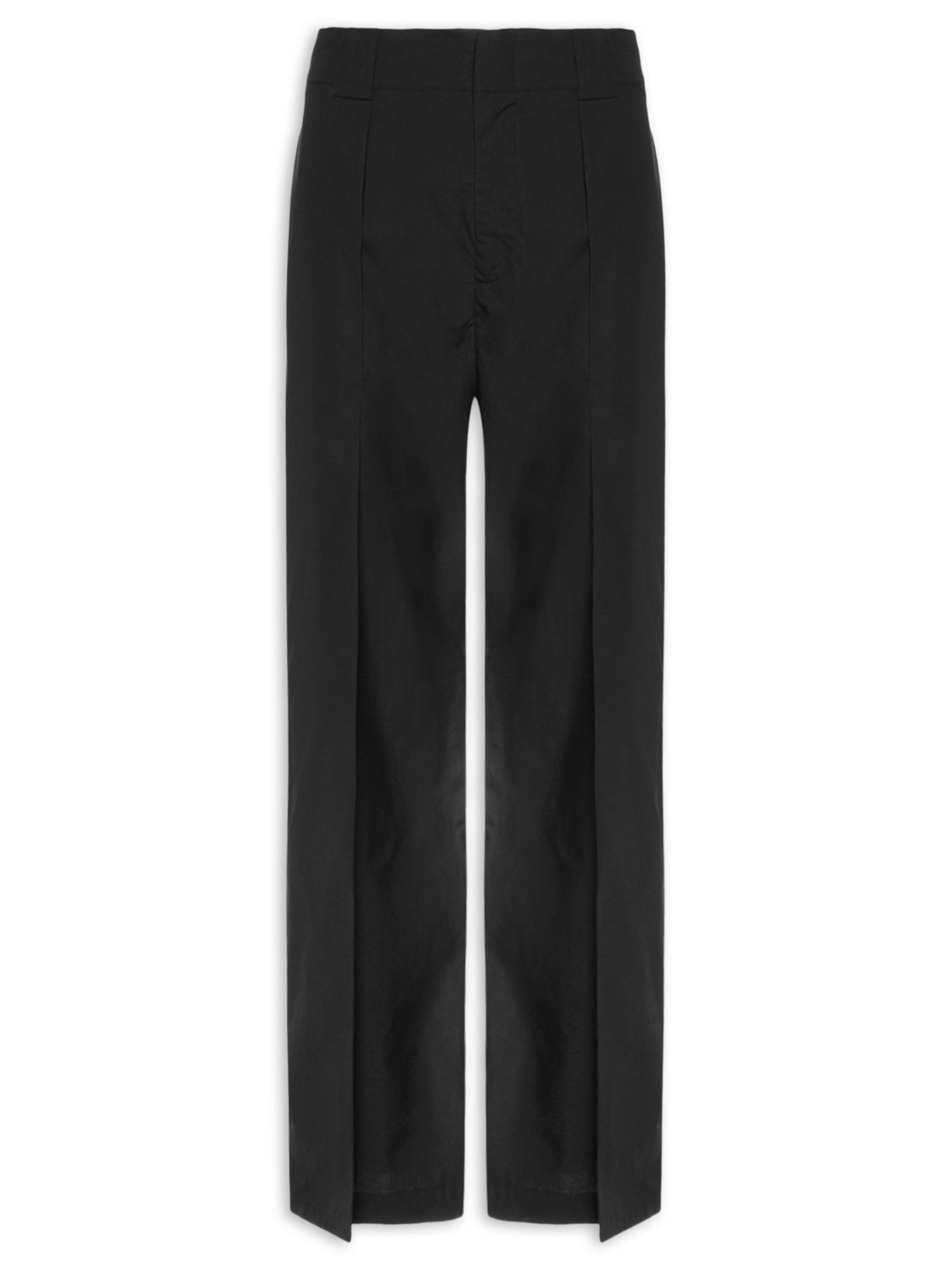 Calça Masculina Algodão Dobra - Preto