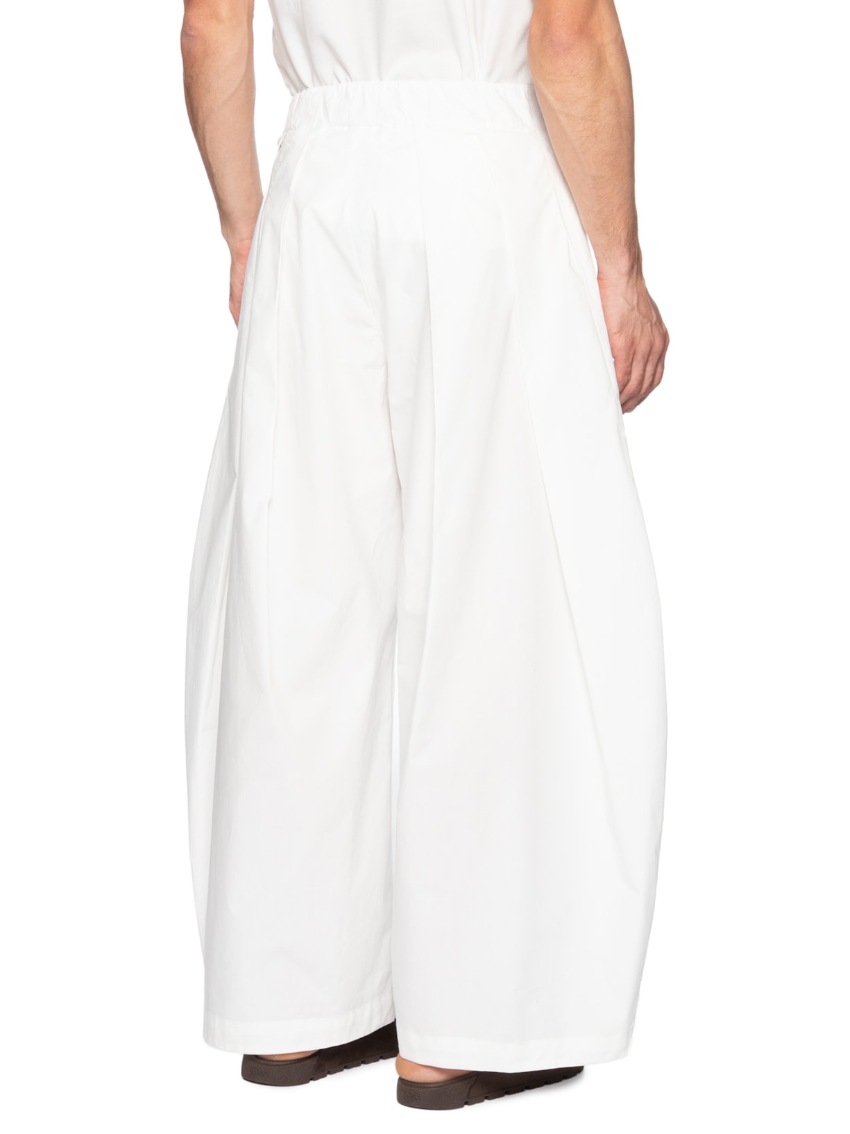 Calça Masculina Algodão Max Pregas Branco Handred