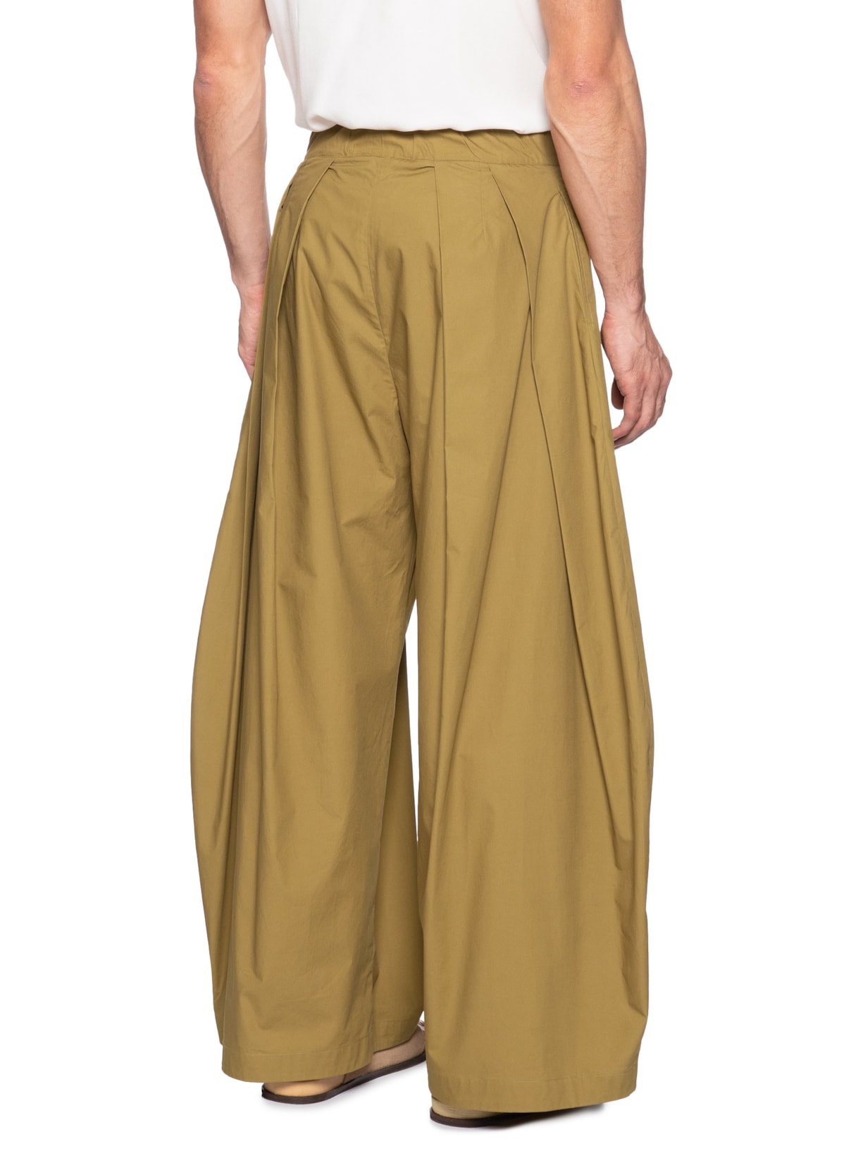 Calça Masculina Algodão Max Pregas Verde Handred