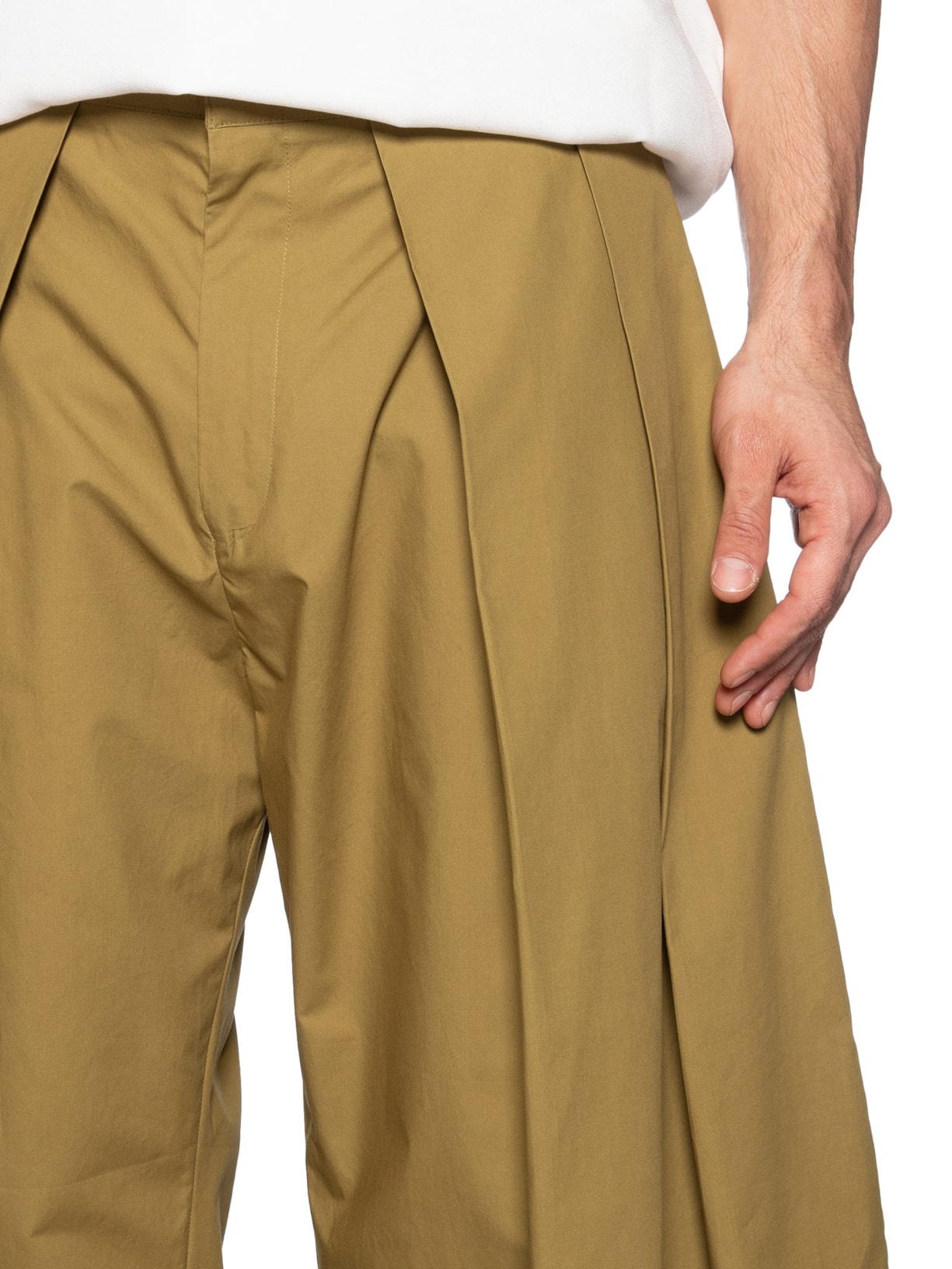 Calça Masculina Algodão Max Pregas Verde Handred