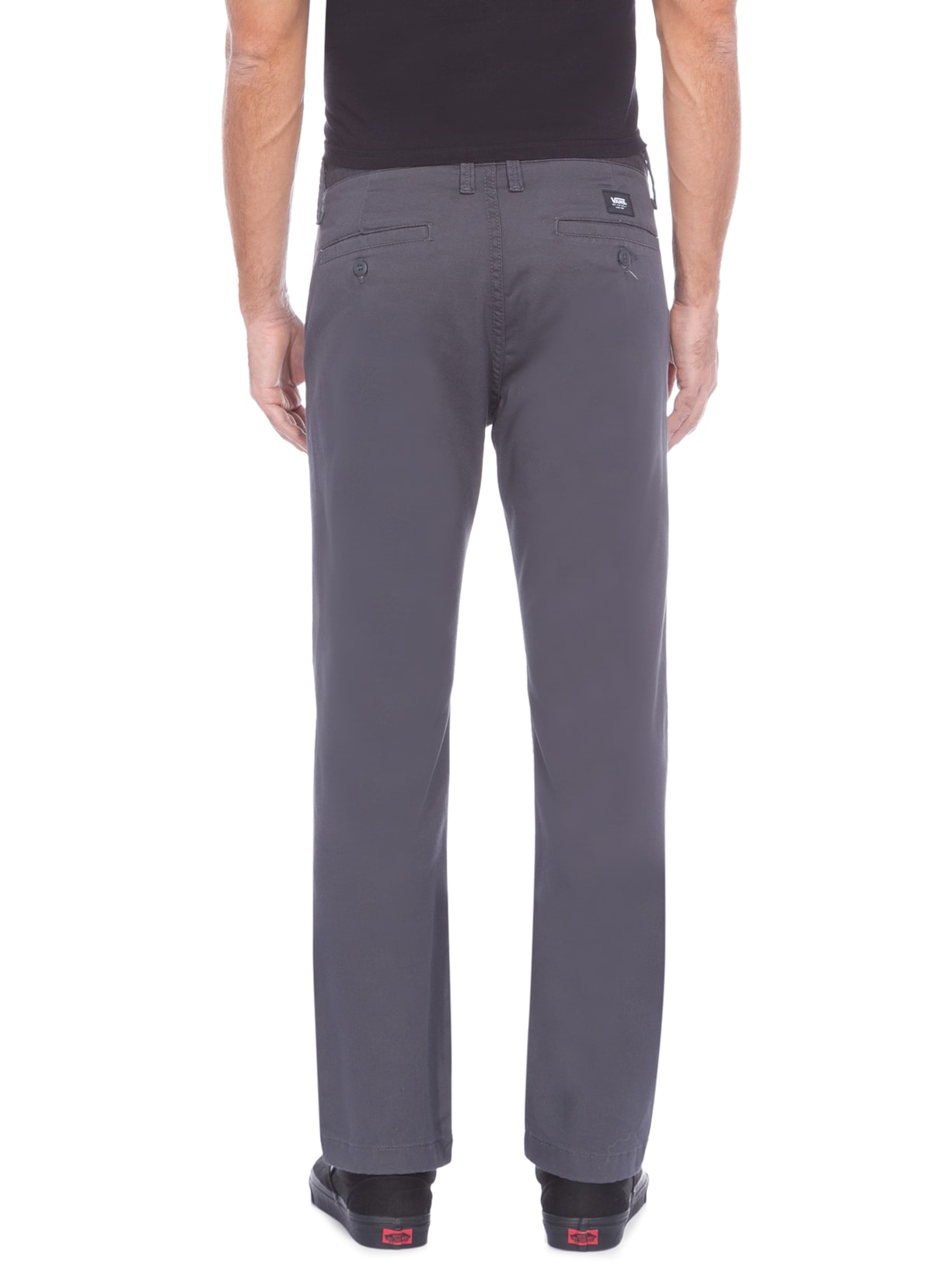 Calça Masculina Authentic Chino Stretch Asphalt Cinza Vans