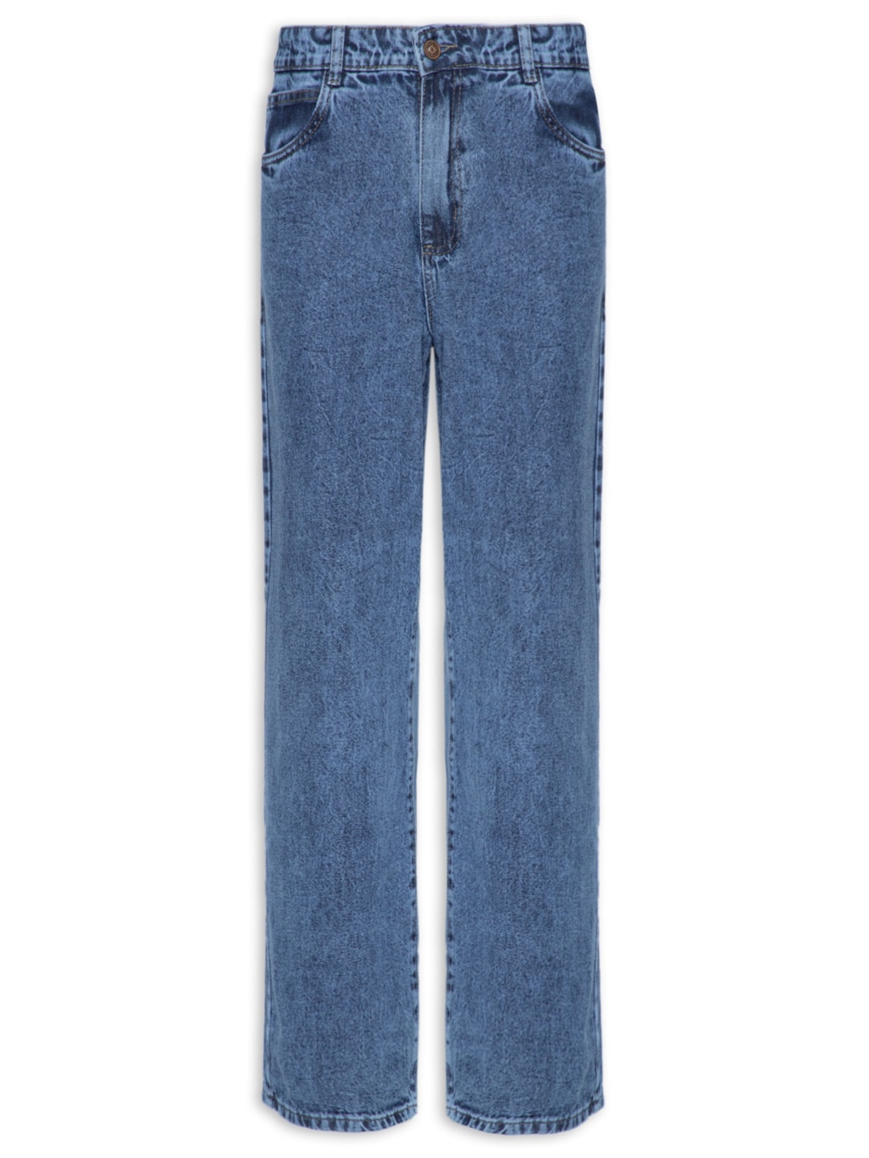 Calça Masculina Baggy Jeans Azul Basiq Men