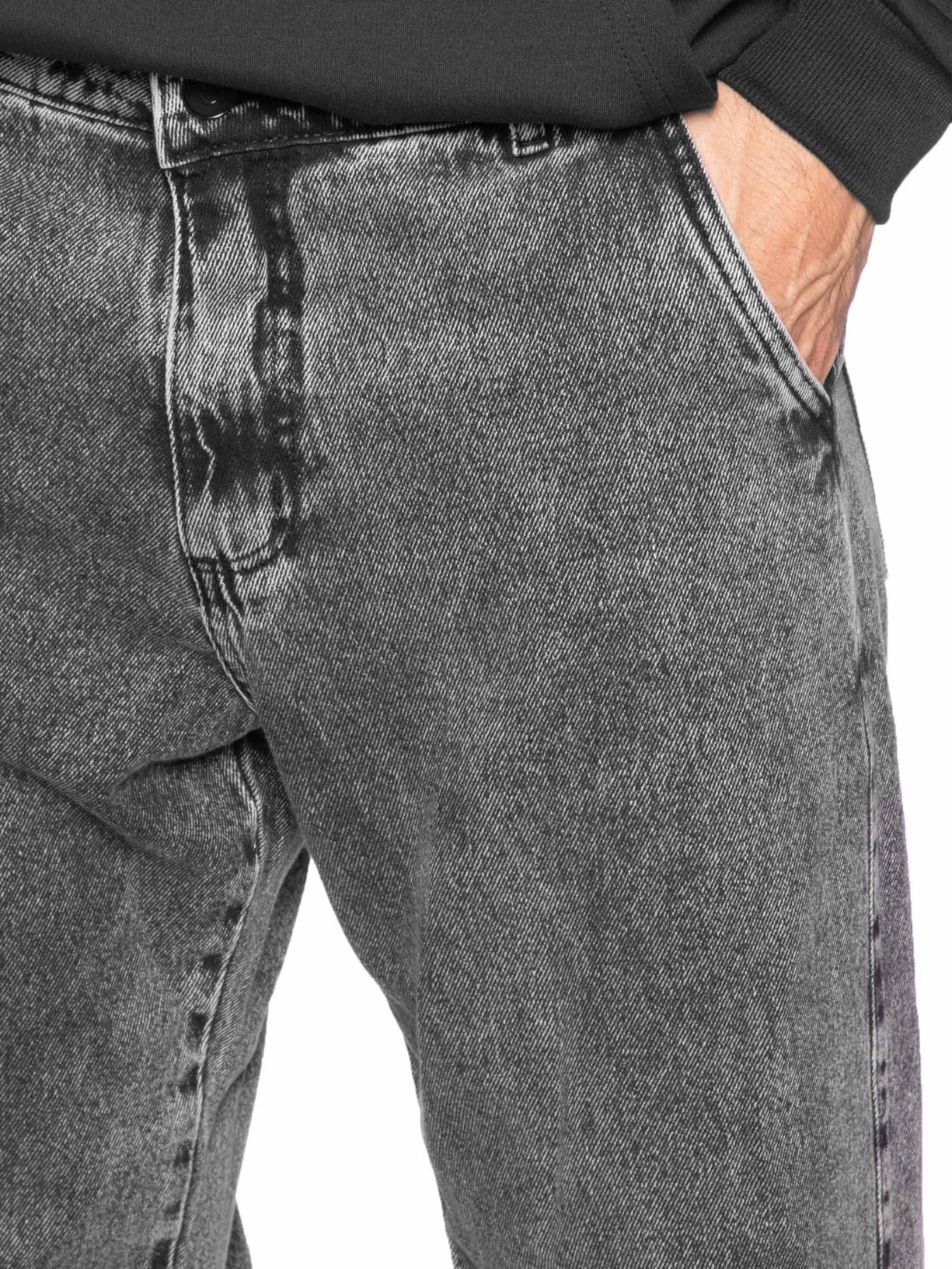 Calça Masculina Baggy Jeans Preto Basiq Men