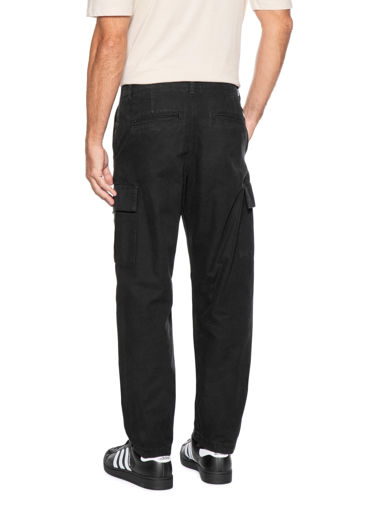 Calça Masculina Barkley Cargo Preto Jack & Jones