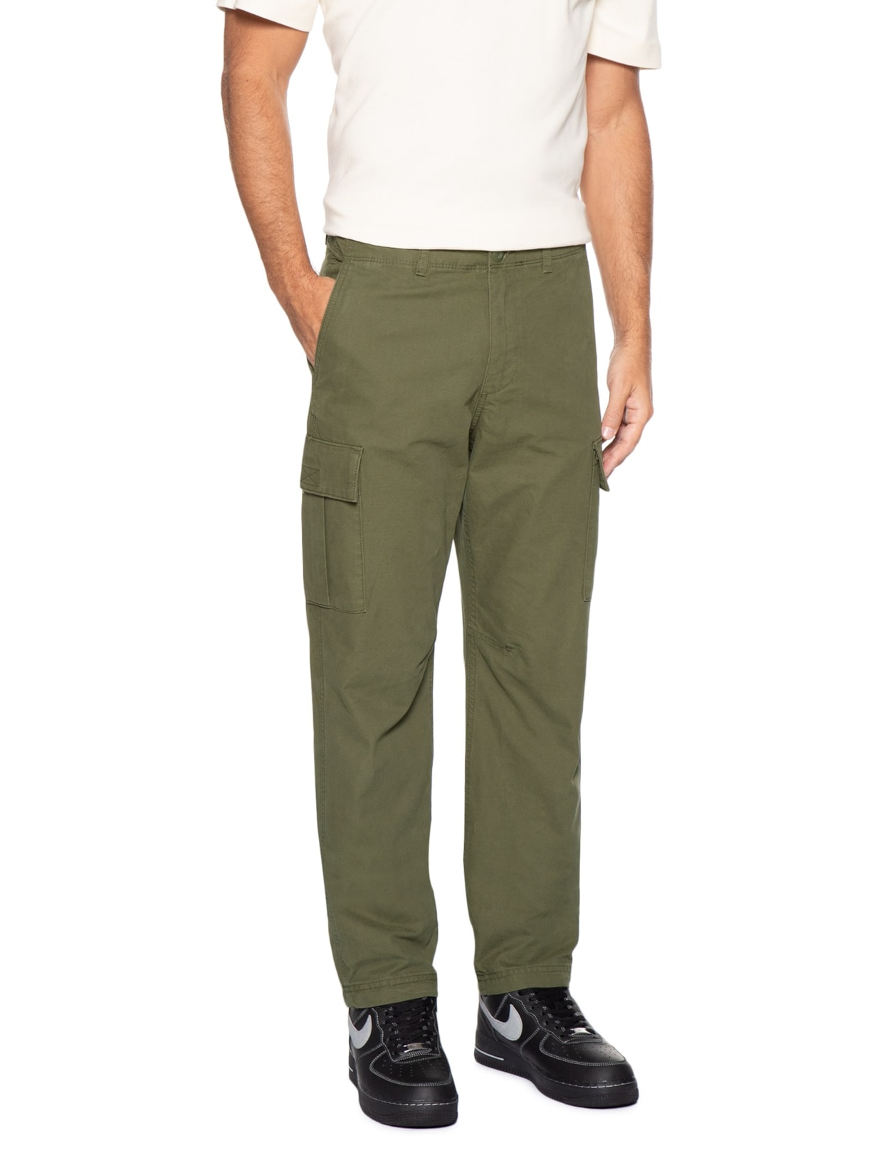 Calça Masculina Barkley Cargo Verde Jack & Jones