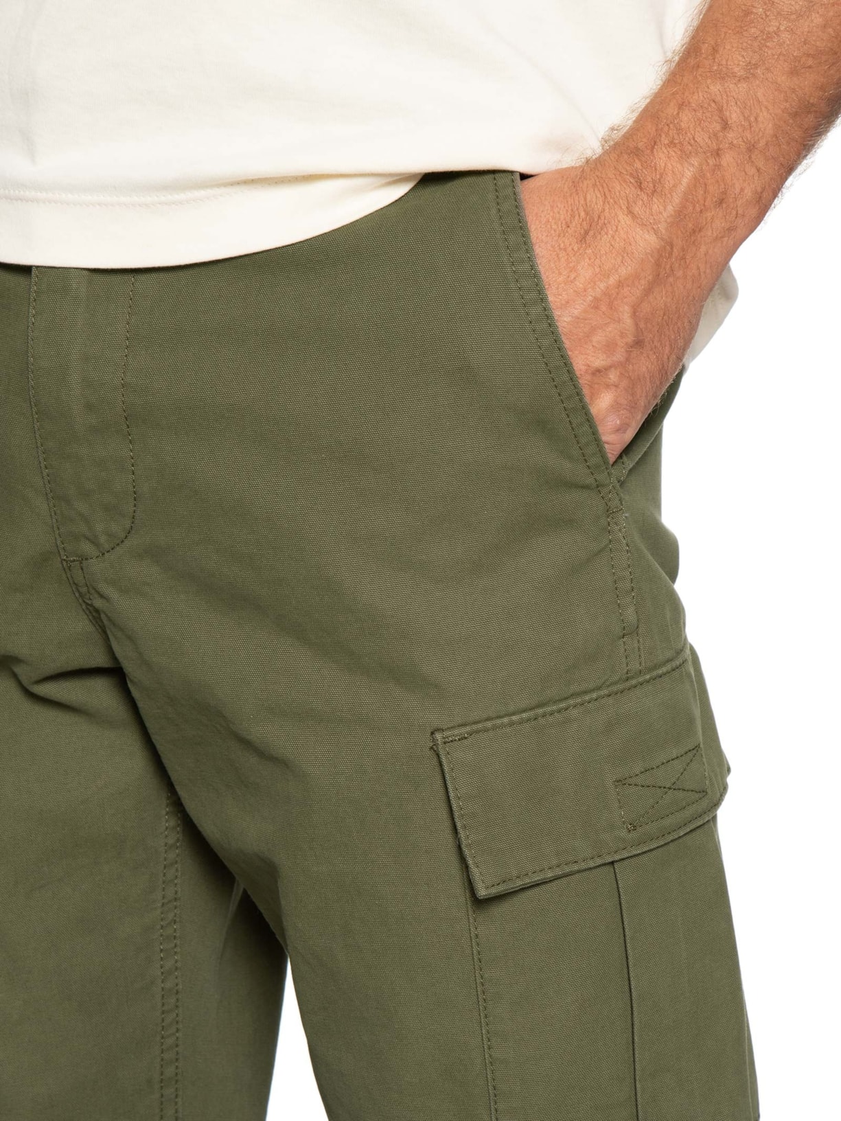 Calça Masculina Barkley Cargo Verde Jack & Jones