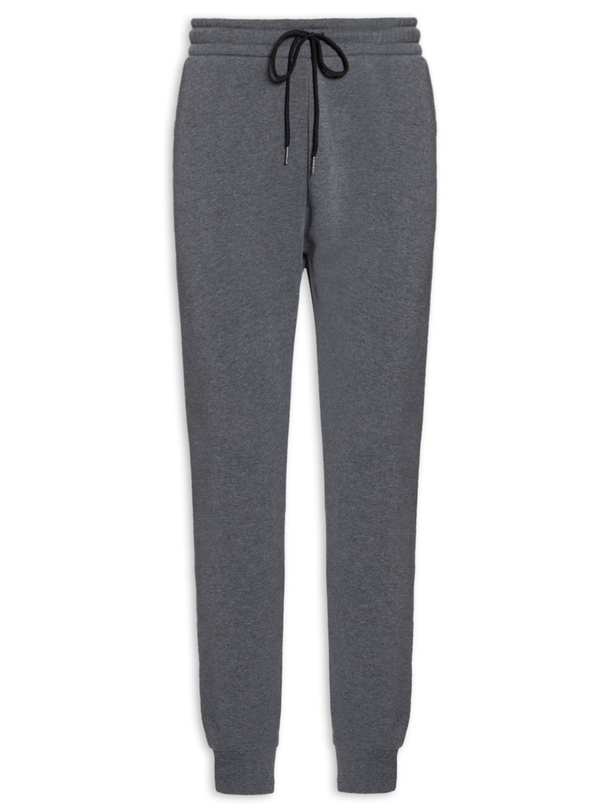 Calça Masculina Básica Moletom - Cinza