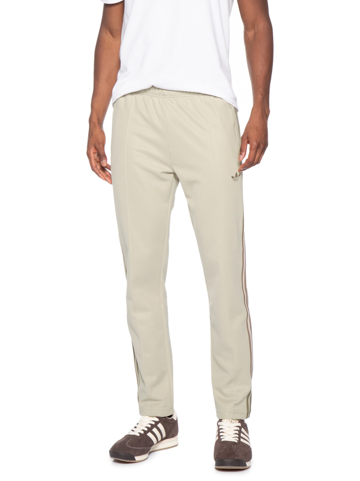 Calça Masculina Beckenbauer  – Bege Adidas Originals
