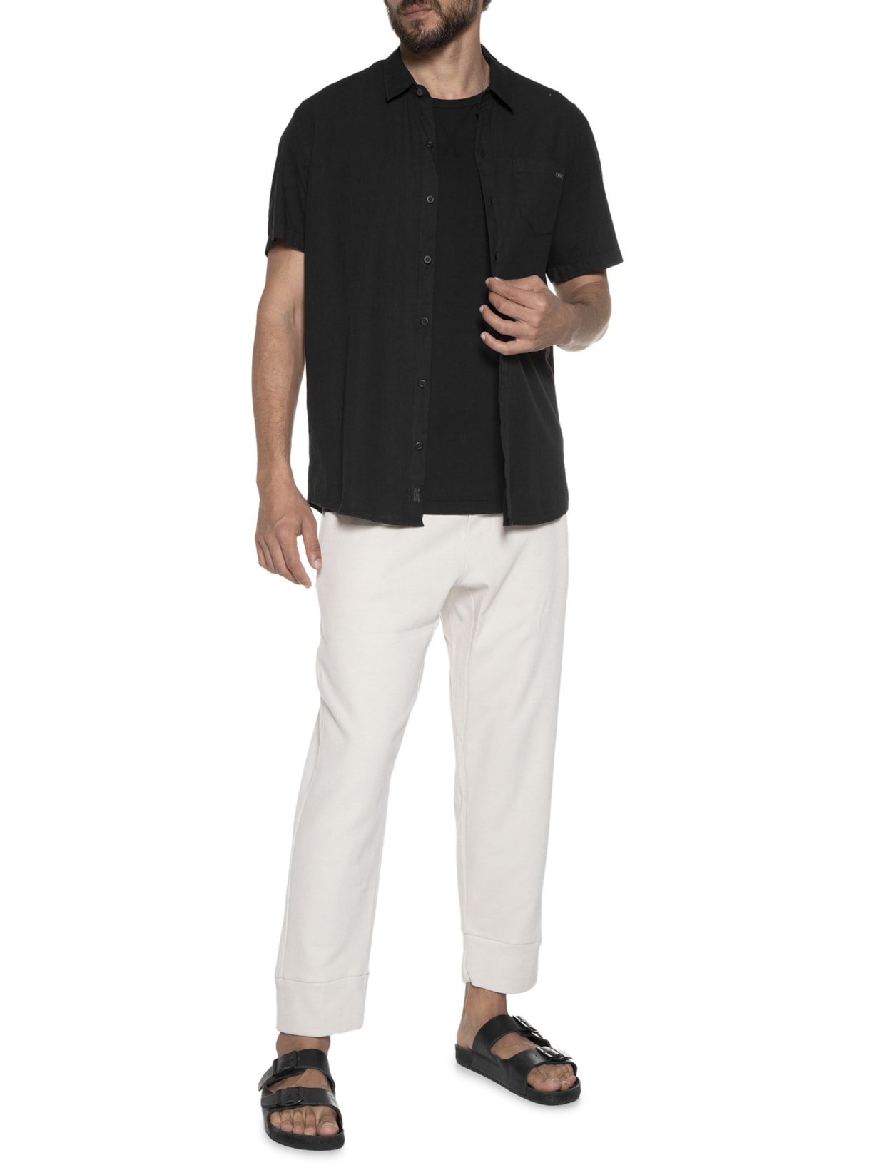 Calça Masculina Cânhamo Cinza Osklen