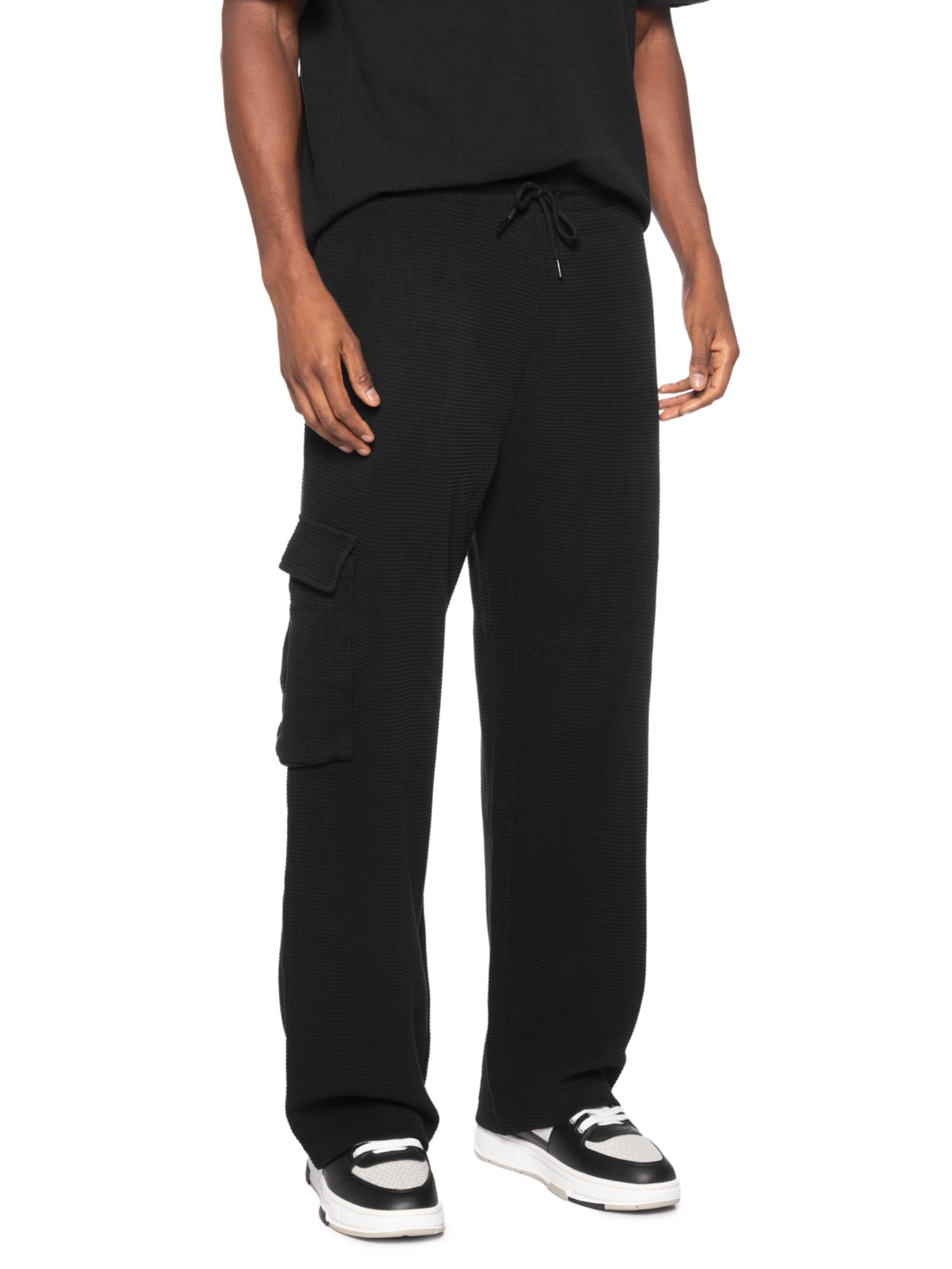 Calça Masculina Cargo Daflony Preto Hugo