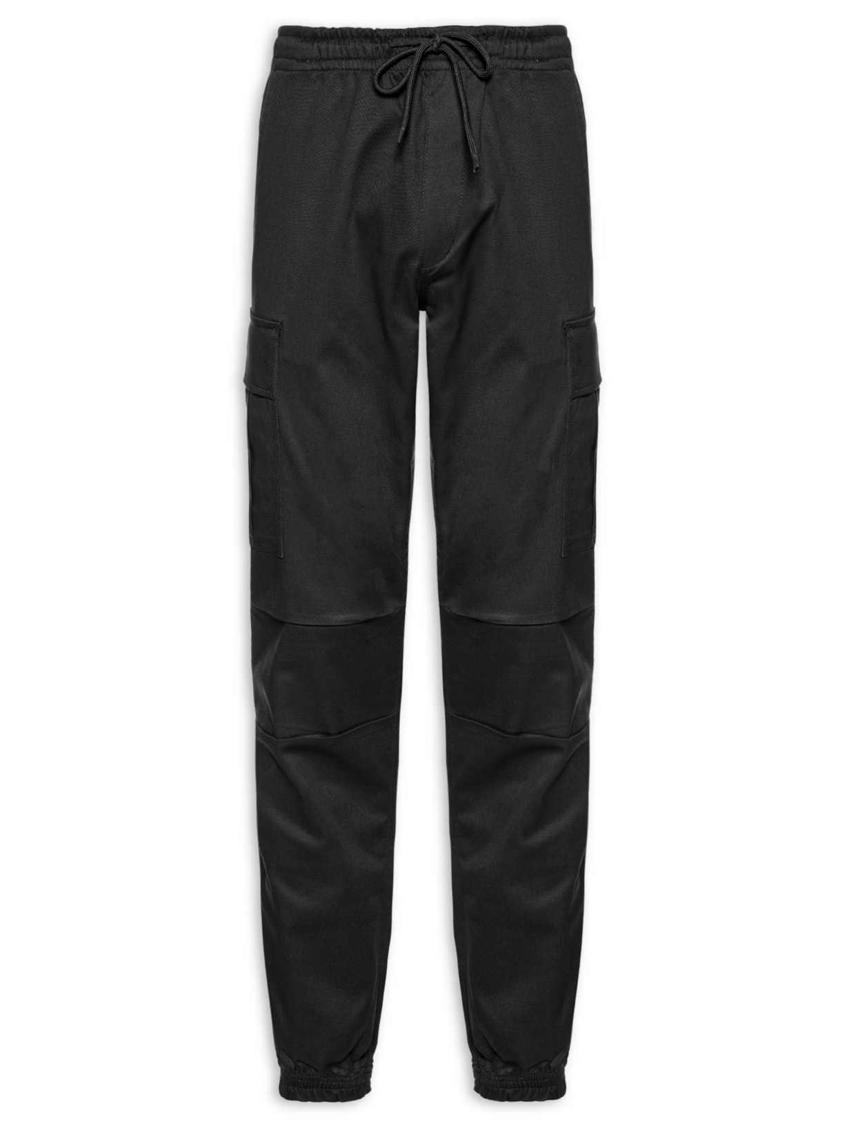 Calça Masculina Cargo Relaxed Fit - Preto