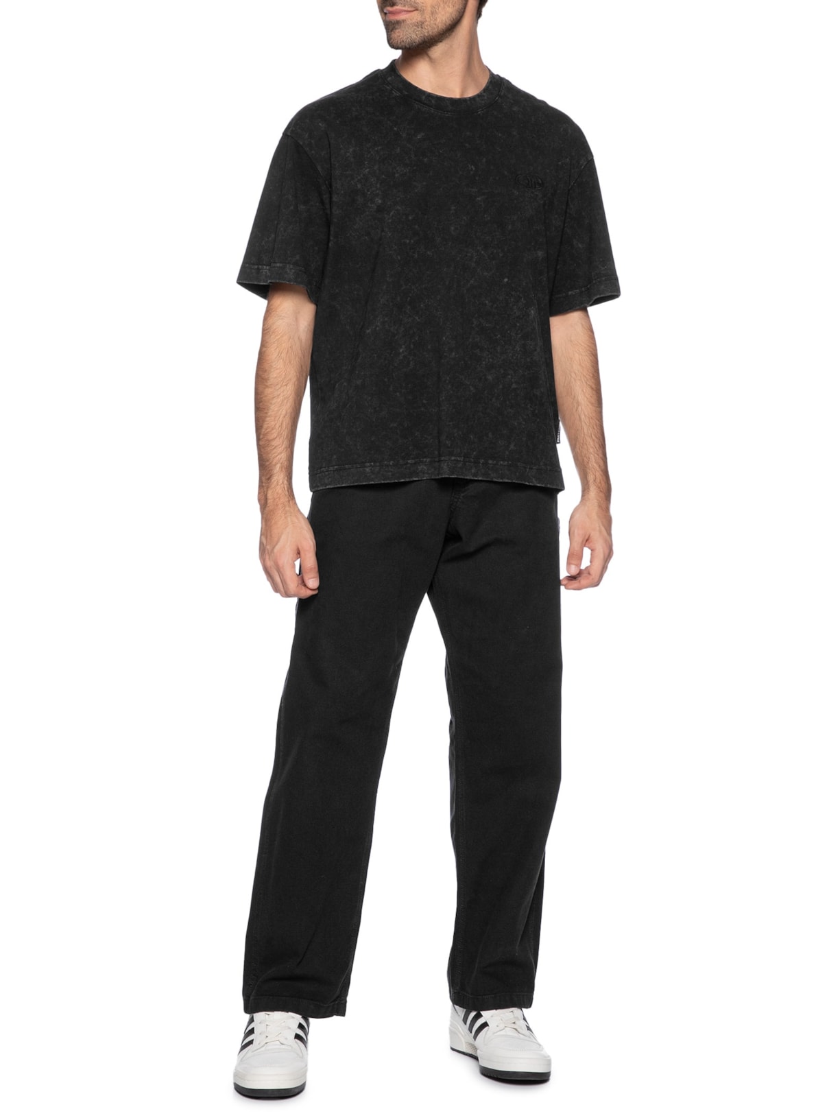 Calça Masculina Carpenter Loose Fit Preto Jack & Jones