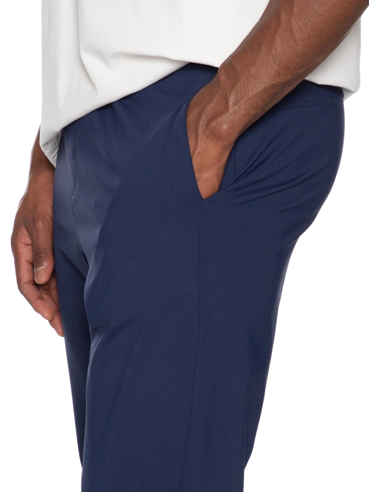 Calça Masculina Casual Básica Slim Azul Basiq Men