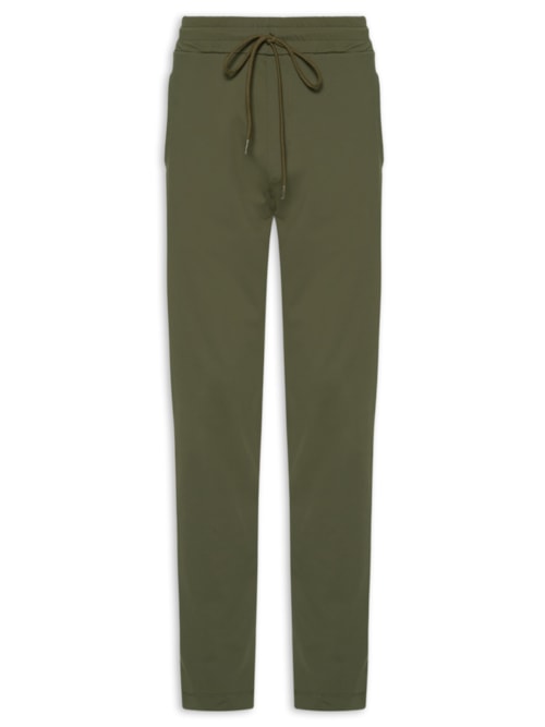 Calça Masculina Casual Básica Slim - Verde