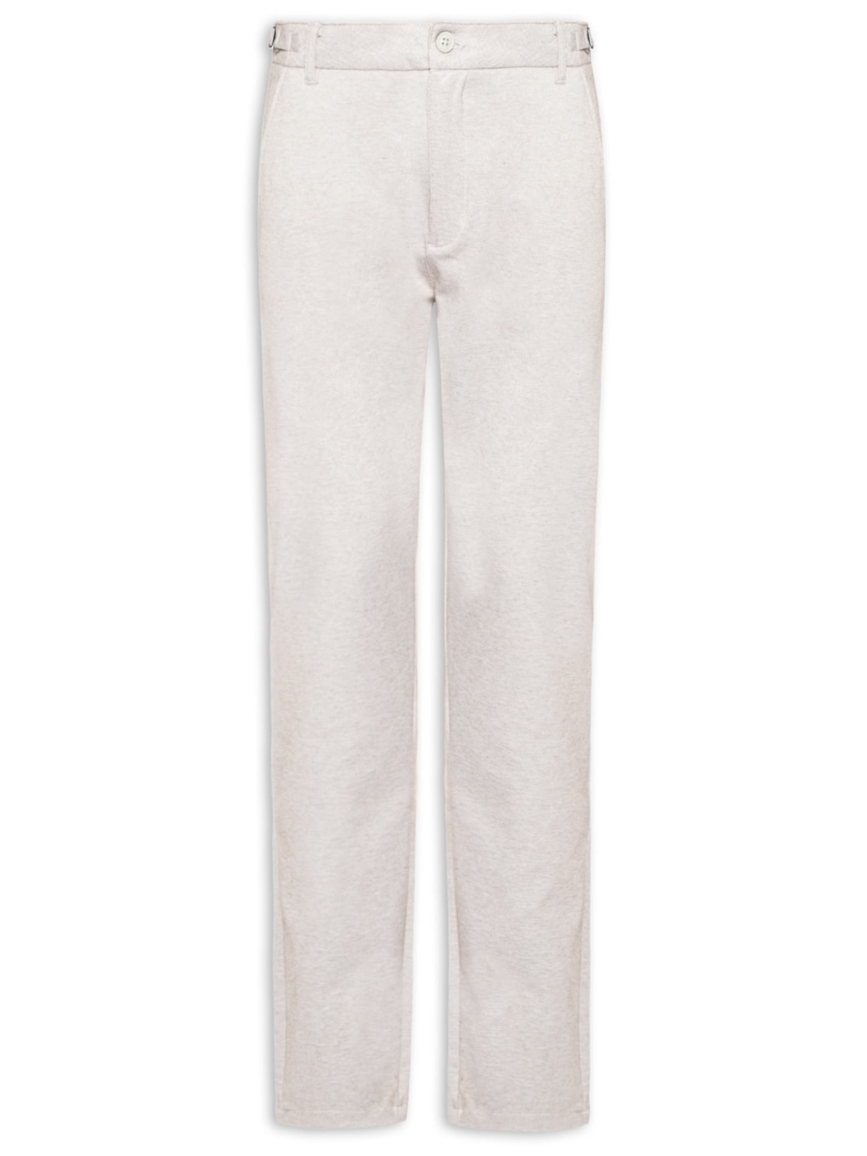 Calça Masculina Casual Cós Ajustável - Bege