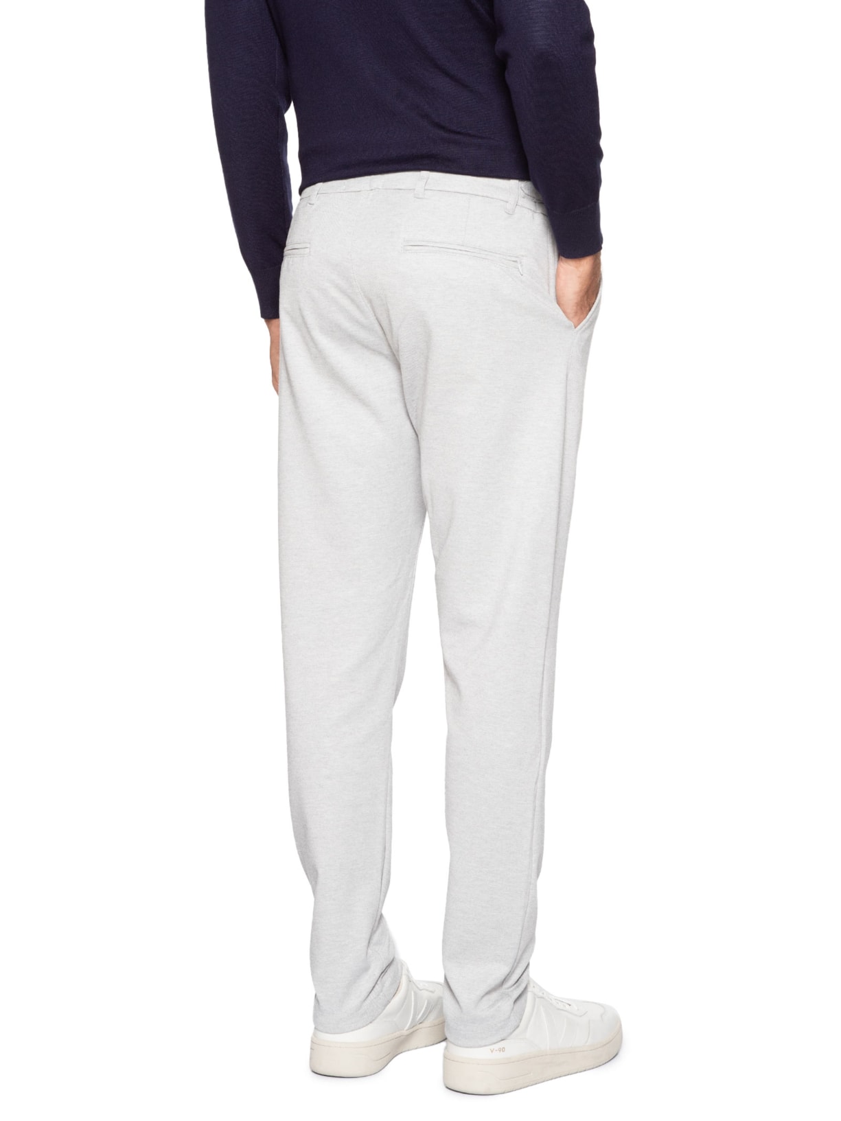 Calça Masculina Casual Cós Ajustável Cinza '2 Essential