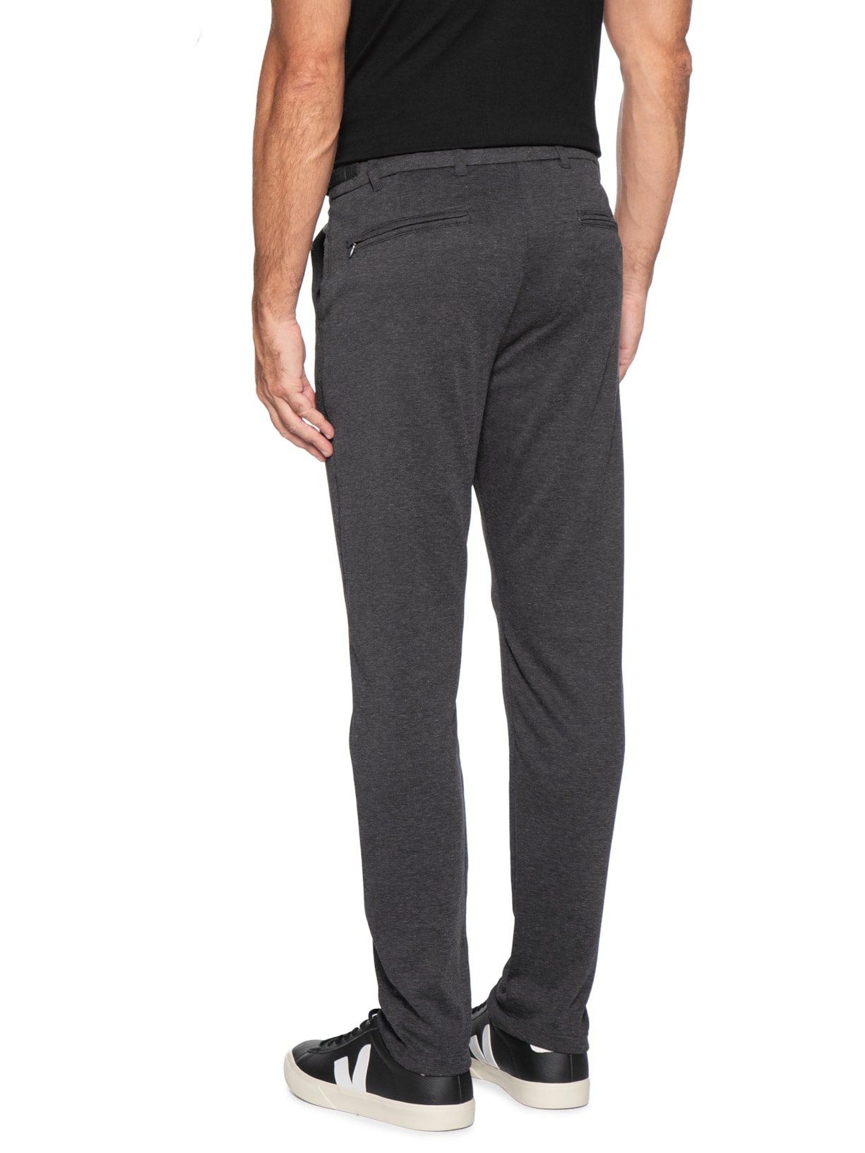 Calça Masculina Casual Cós Ajustável Cinza '2 Essential