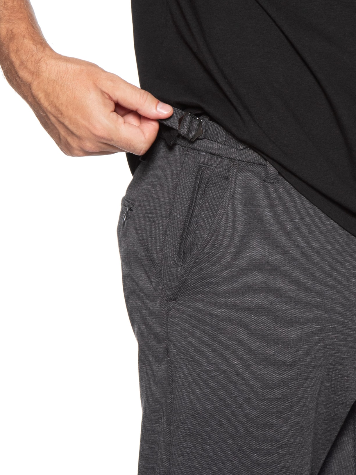 Calça Masculina Casual Cós Ajustável Cinza '2 Essential
