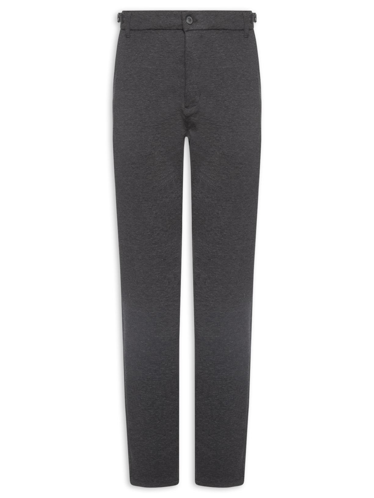 Calça Masculina Casual Cós Ajustável - Cinza