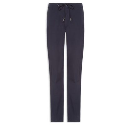 Calça Masculina Casual Elástico Slim - Azul