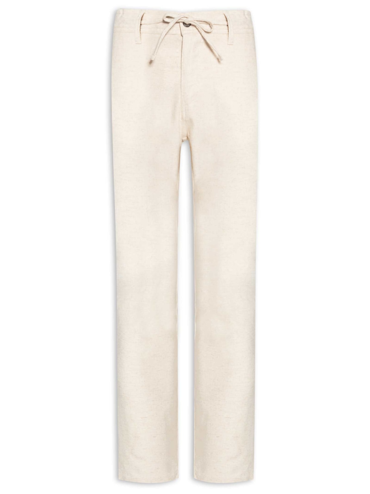 Calça Masculina Casual Linho - Bege