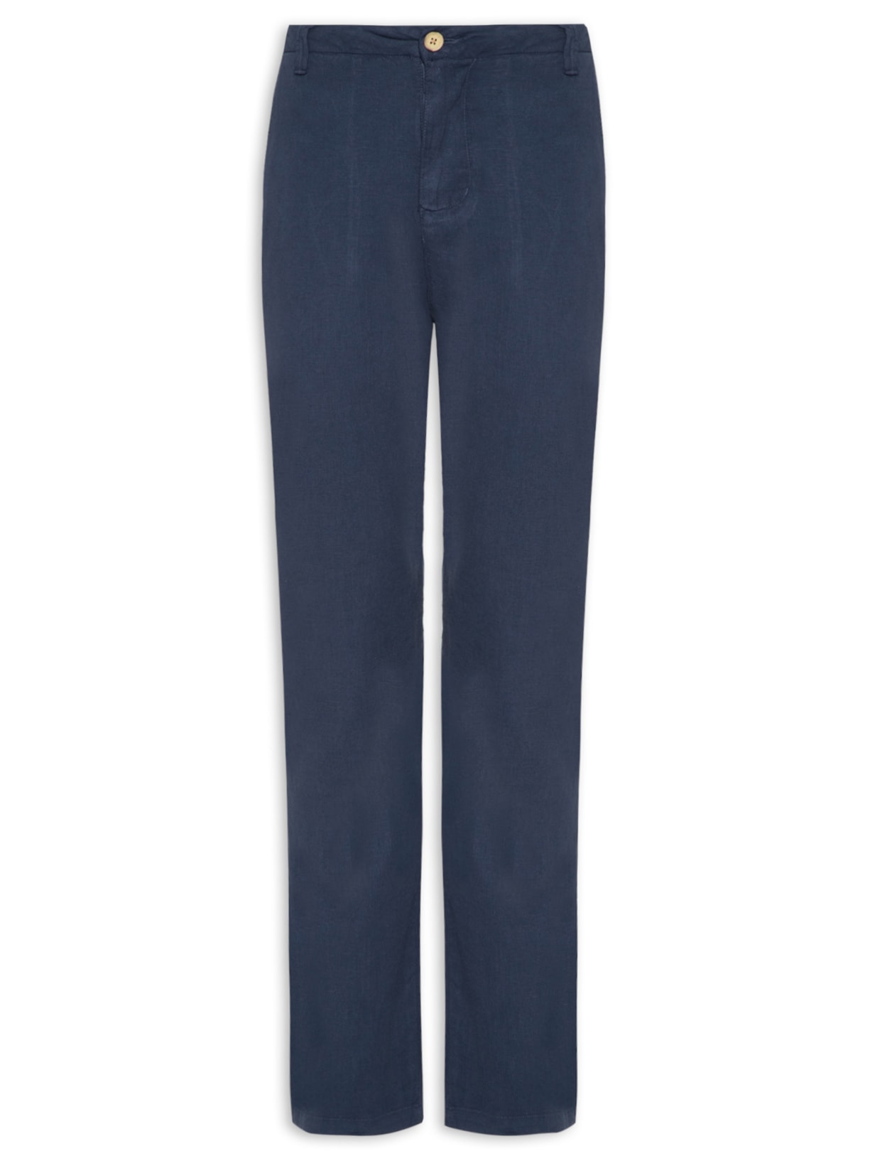 Calça Masculina Casual Linho Camp - Azul