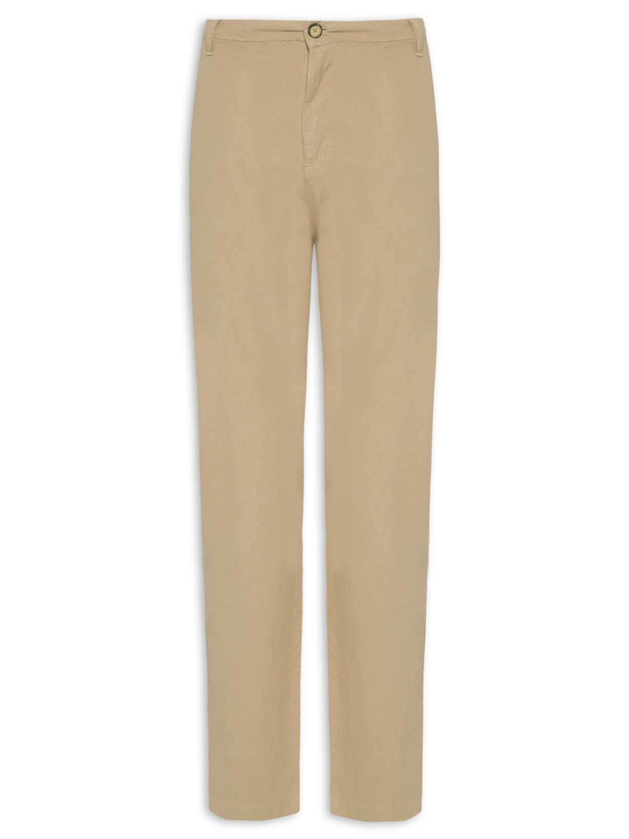 Calça Masculina Casual Linho Camp - Bege
