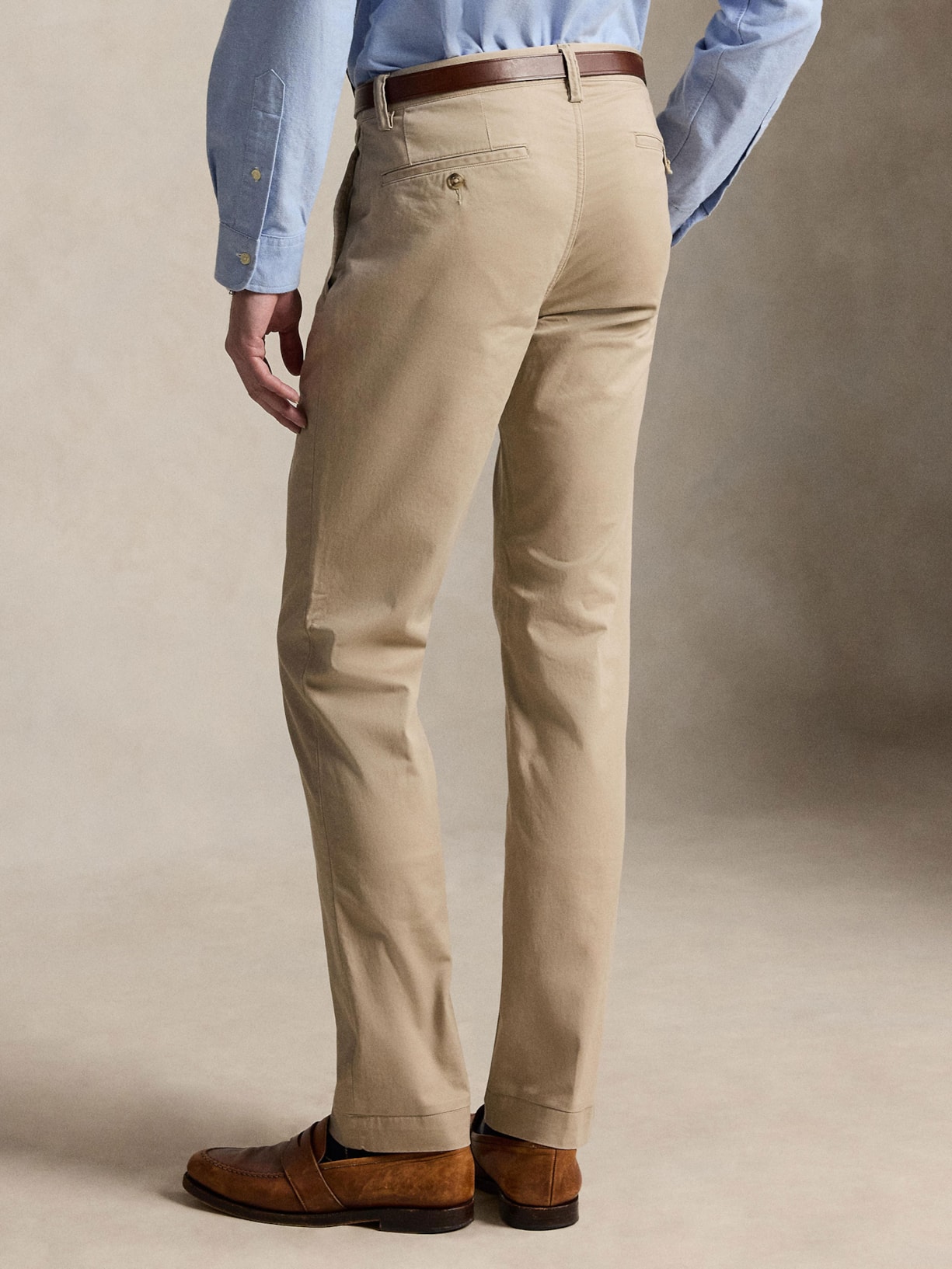 Calça Masculina Casual Slim Fit Bedford Pant Bege Polo Ralph Lauren