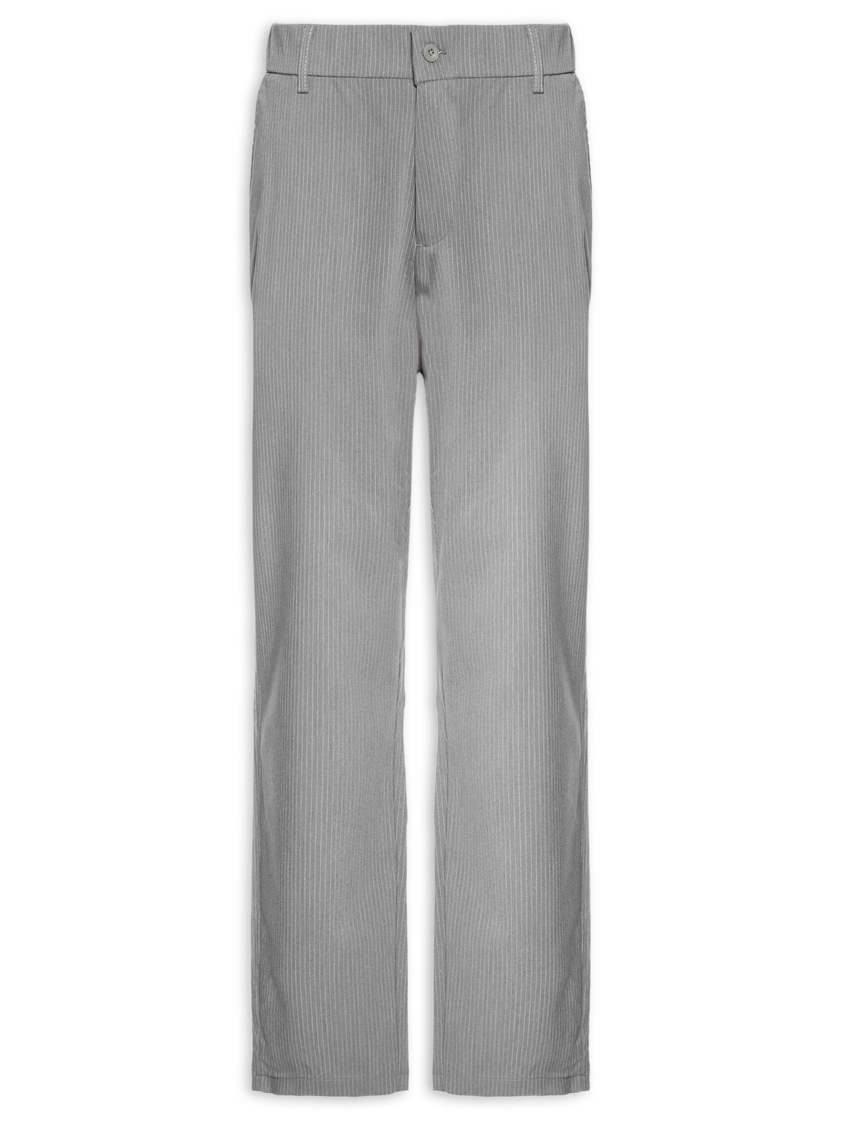 Calça Masculina Casual Work Reta - Cinza