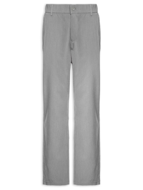 Calça Masculina Casual Work Reta - Cinza