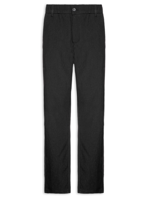 Calça Masculina Casual Work Reta - Preto