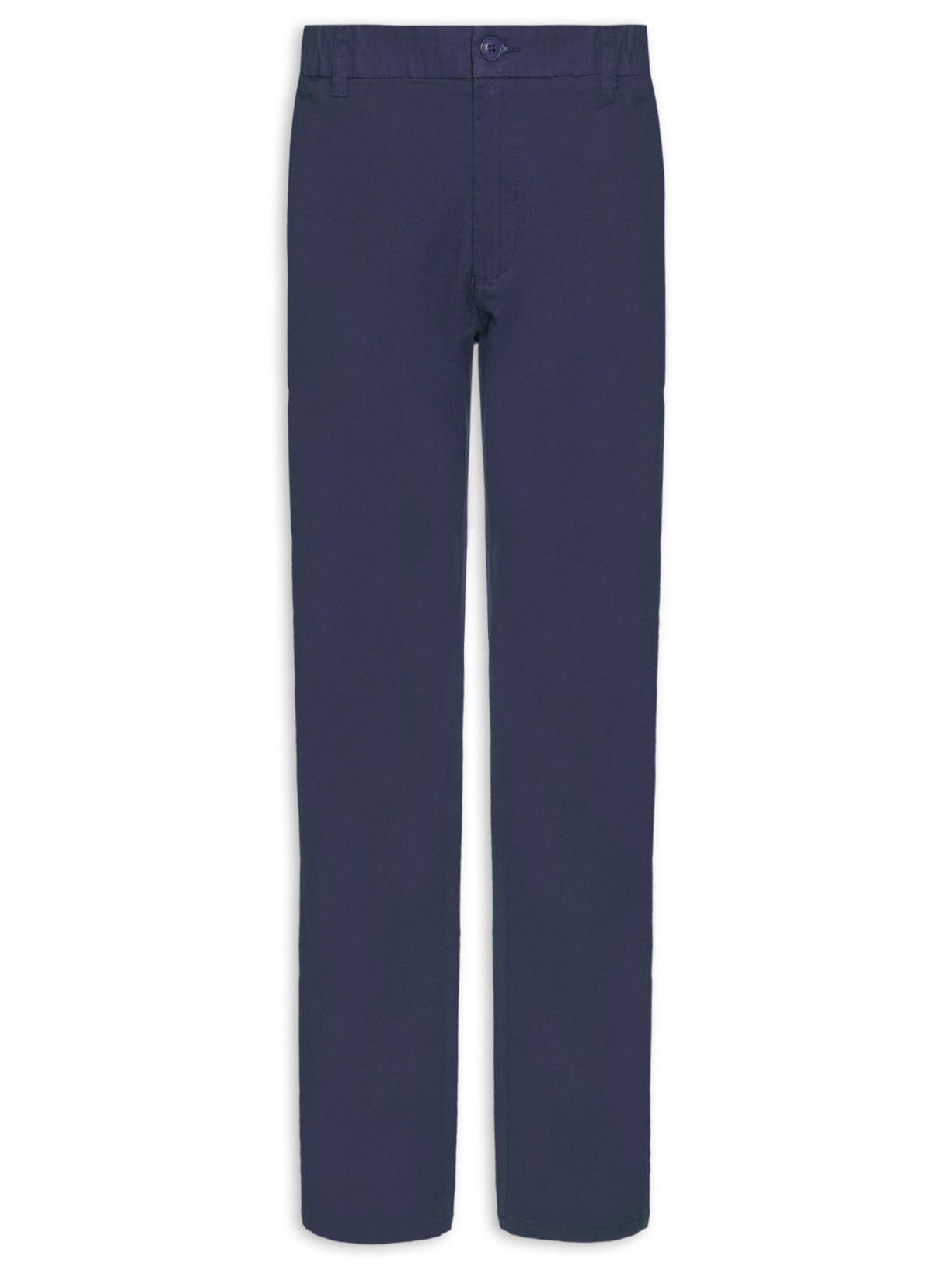 Calça Masculina Chino Cintura Ajustável Azul '2 Essential