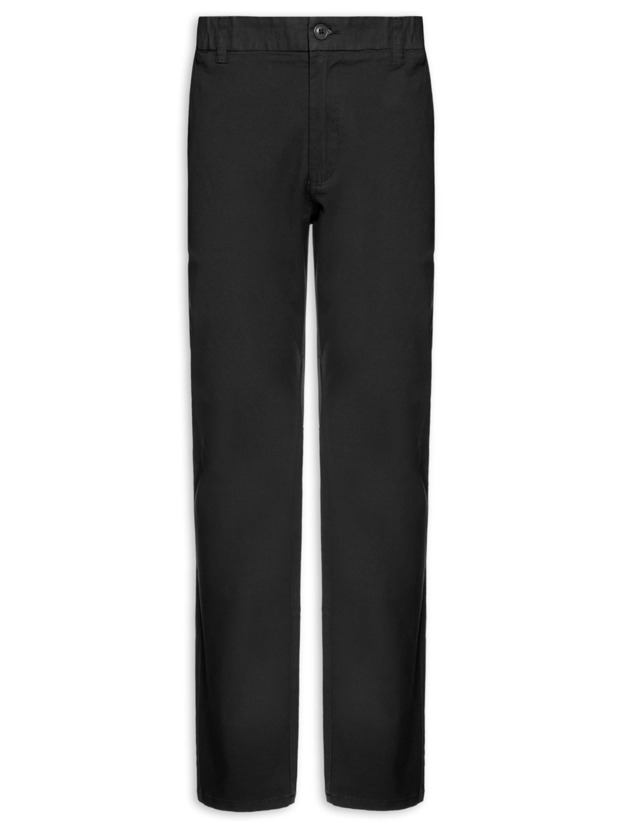 Calça Masculina Chino Cintura Ajustável Preto '2 Essential
