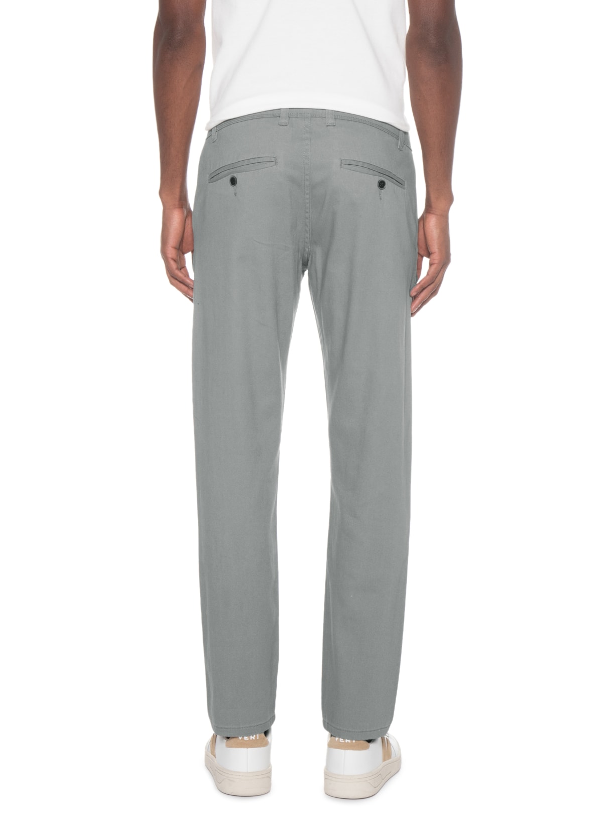 Calça Masculina Chino Cinza '2 Essential
