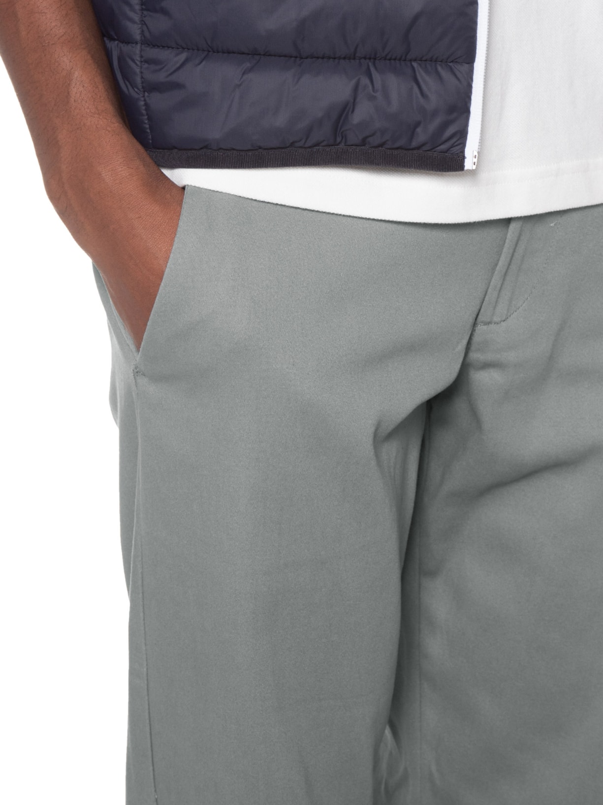 Calça Masculina Chino Cinza '2 Essential