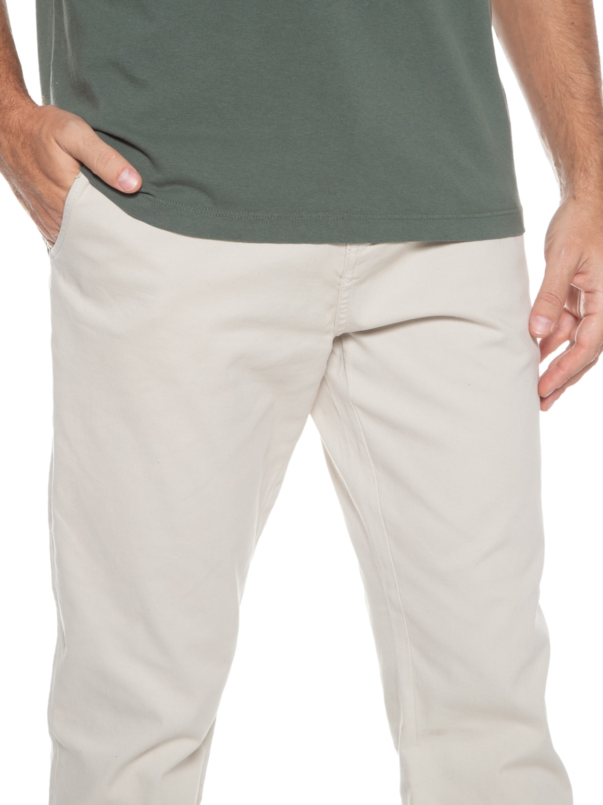 Calça Masculina Chino Coleção Bege Foxton