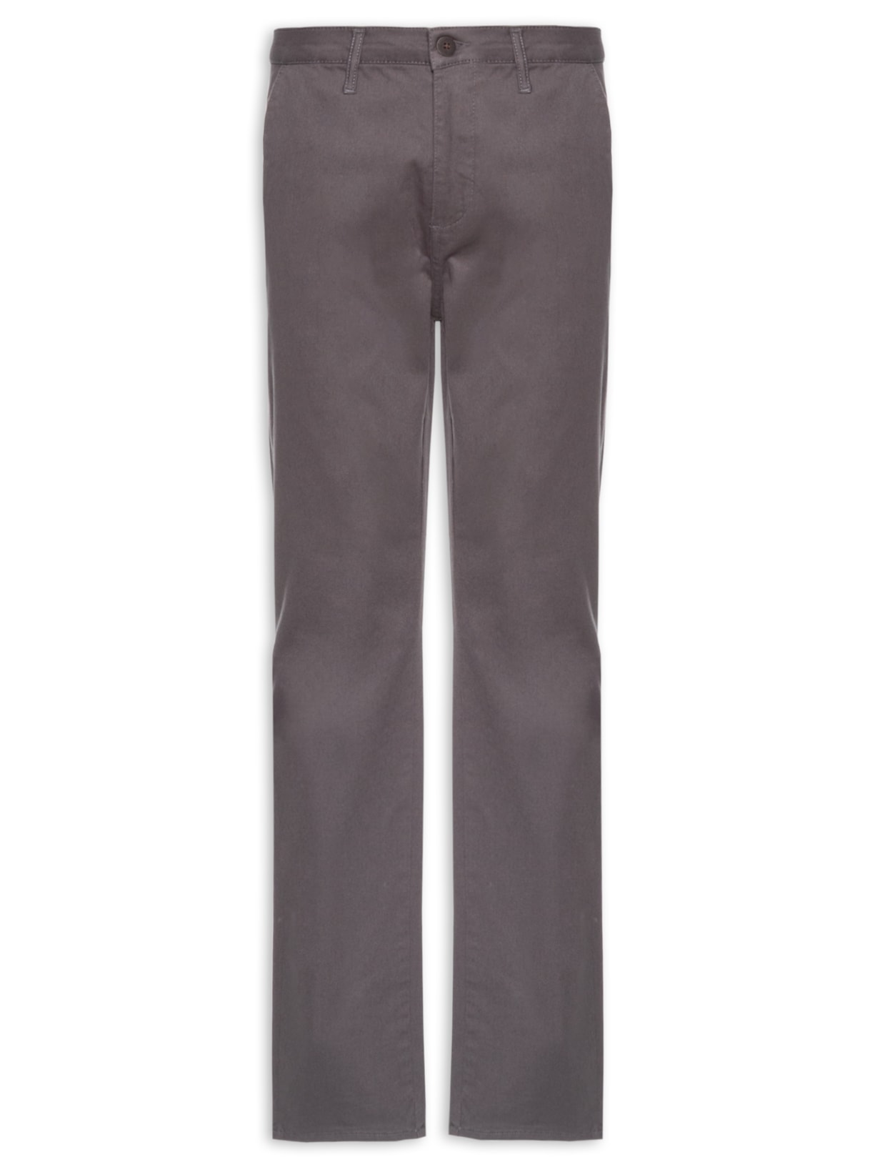 Calça Masculina Chino Color Clássica - Cinza