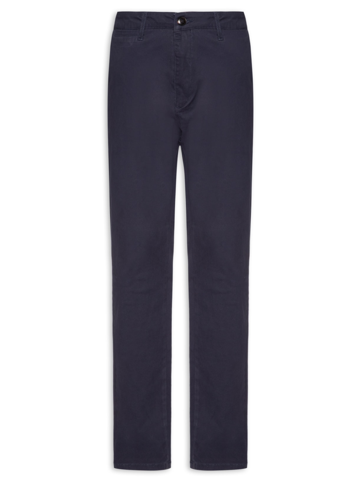 Calça Masculina Chino Color Reta - Azul