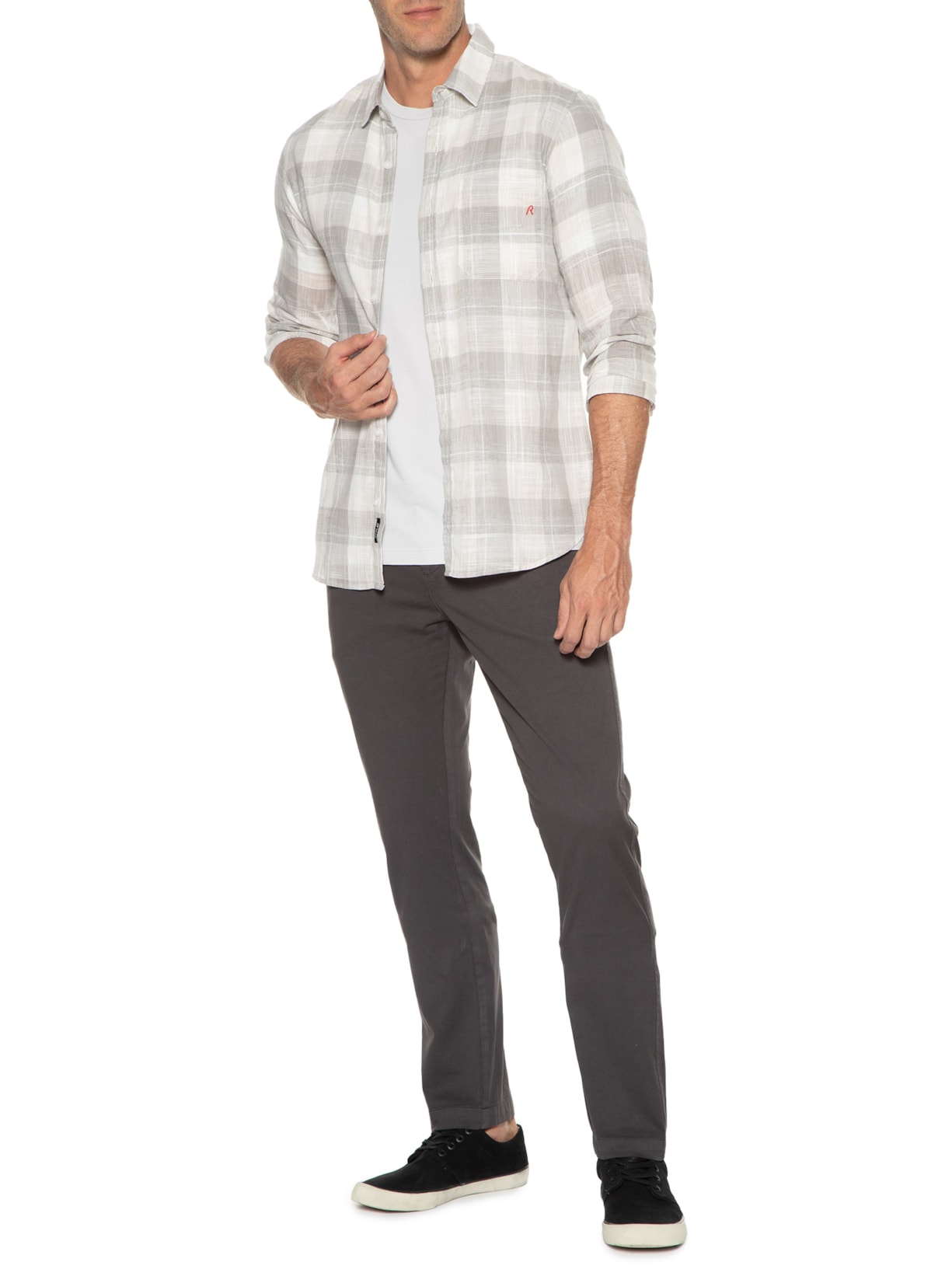 Calça Masculina Chino Colors Cinza Oficina Reserva