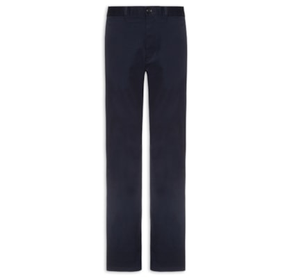 Calça Masculina Chino Denton Essential Em Twill - Azul